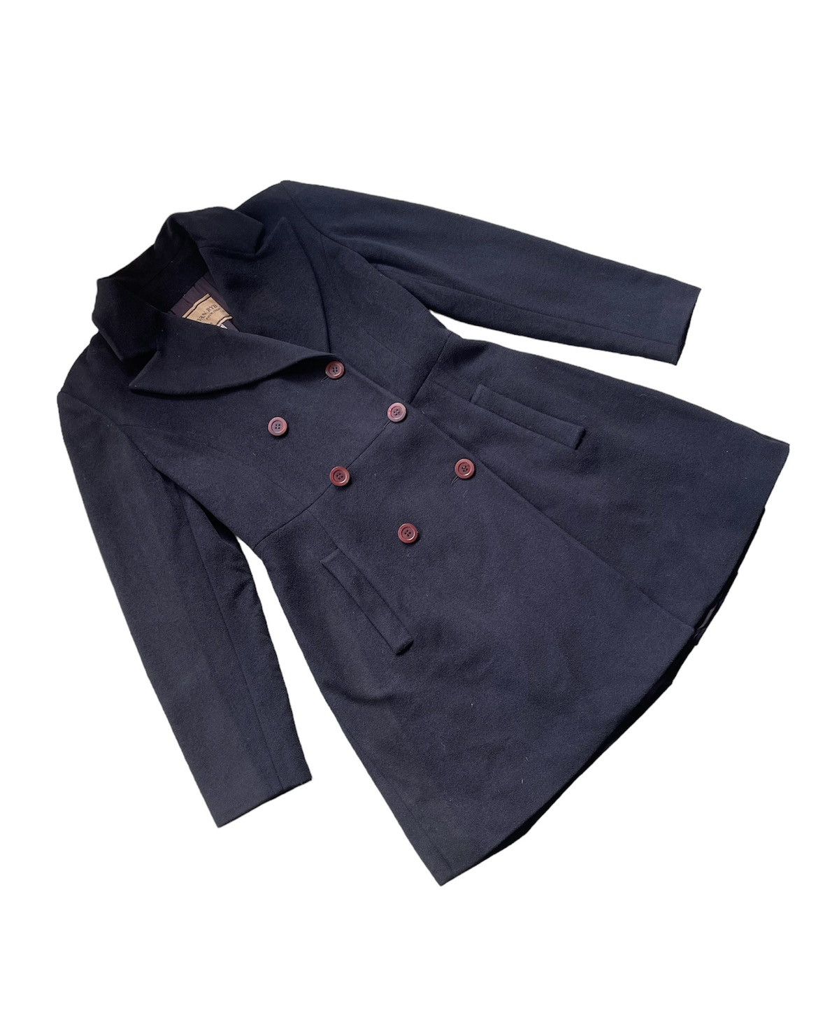 Designer × Japanese Brand IRENE VAN RYB POUR IDEM PARIS WOOL LONG COAT Size S / US 4 / IT 40 - 4 Thumbnail