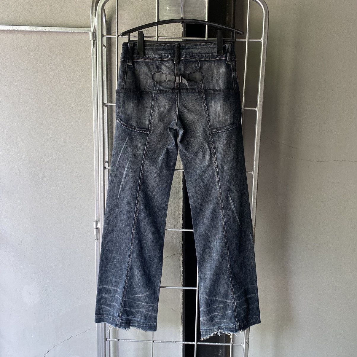 Marithe + Francois Girbaud MARITHE FRANCOIS GIRBAUD Dark Wash Bootcut Jeans Size US 32 / EU 48 - 13 Thumbnail