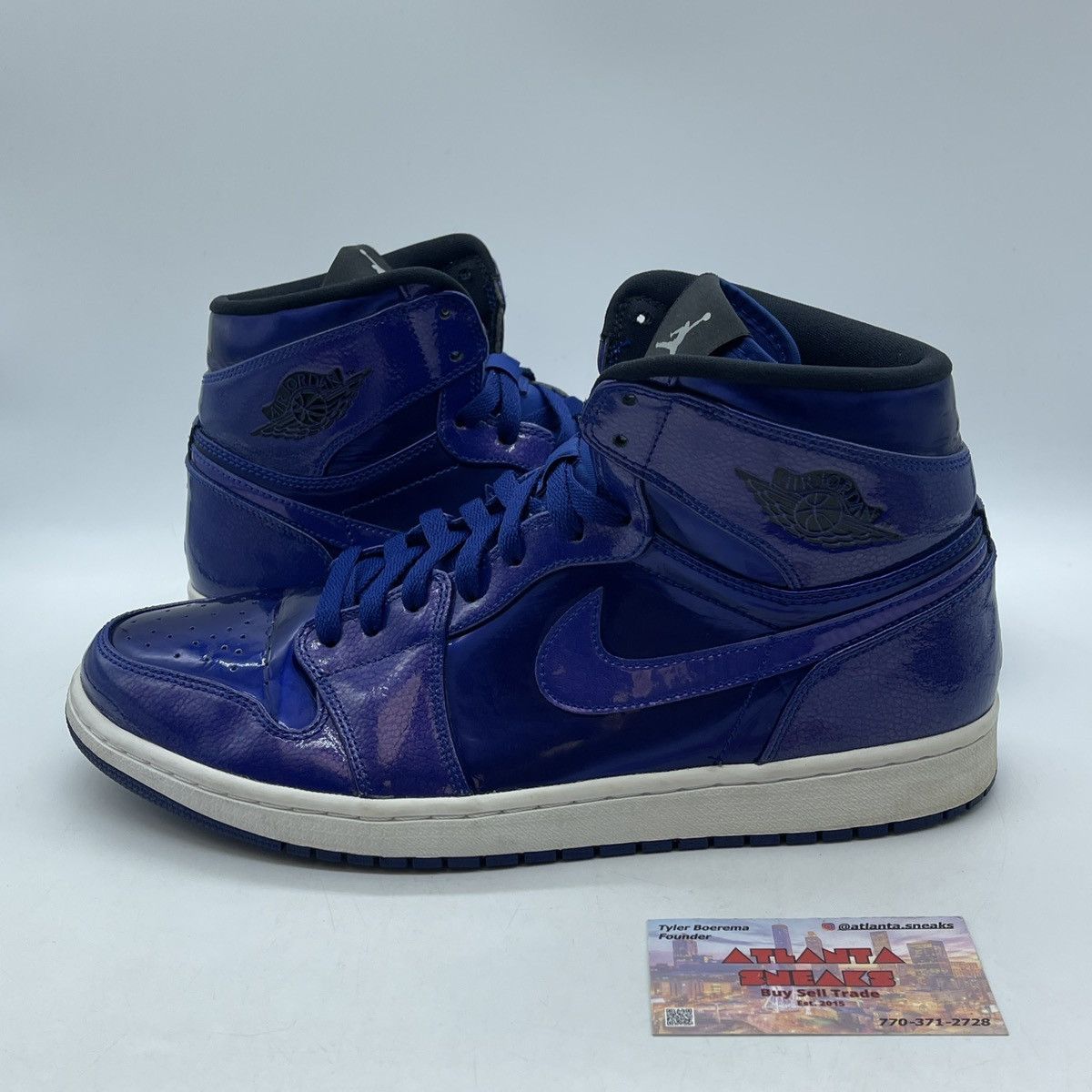 Nike Air Jordan 1 high deep royal Size US 12 / EU 45 - 1 Thumbnail