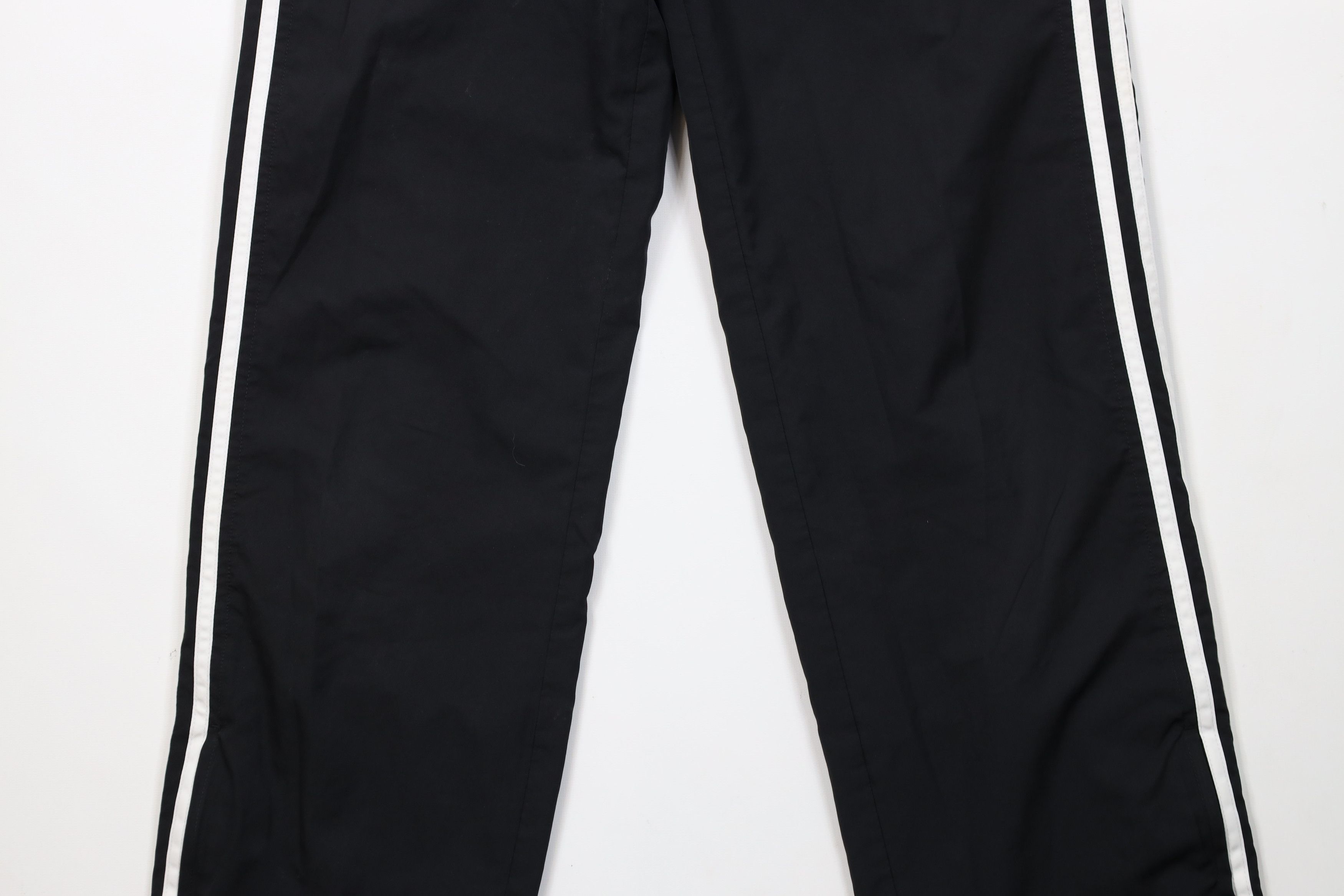 Adidas × Vintage Vintage Adidas Spell Out Striped Lined Windbreaker Pants Size 26" / US 2 / IT 38 - 3 Thumbnail