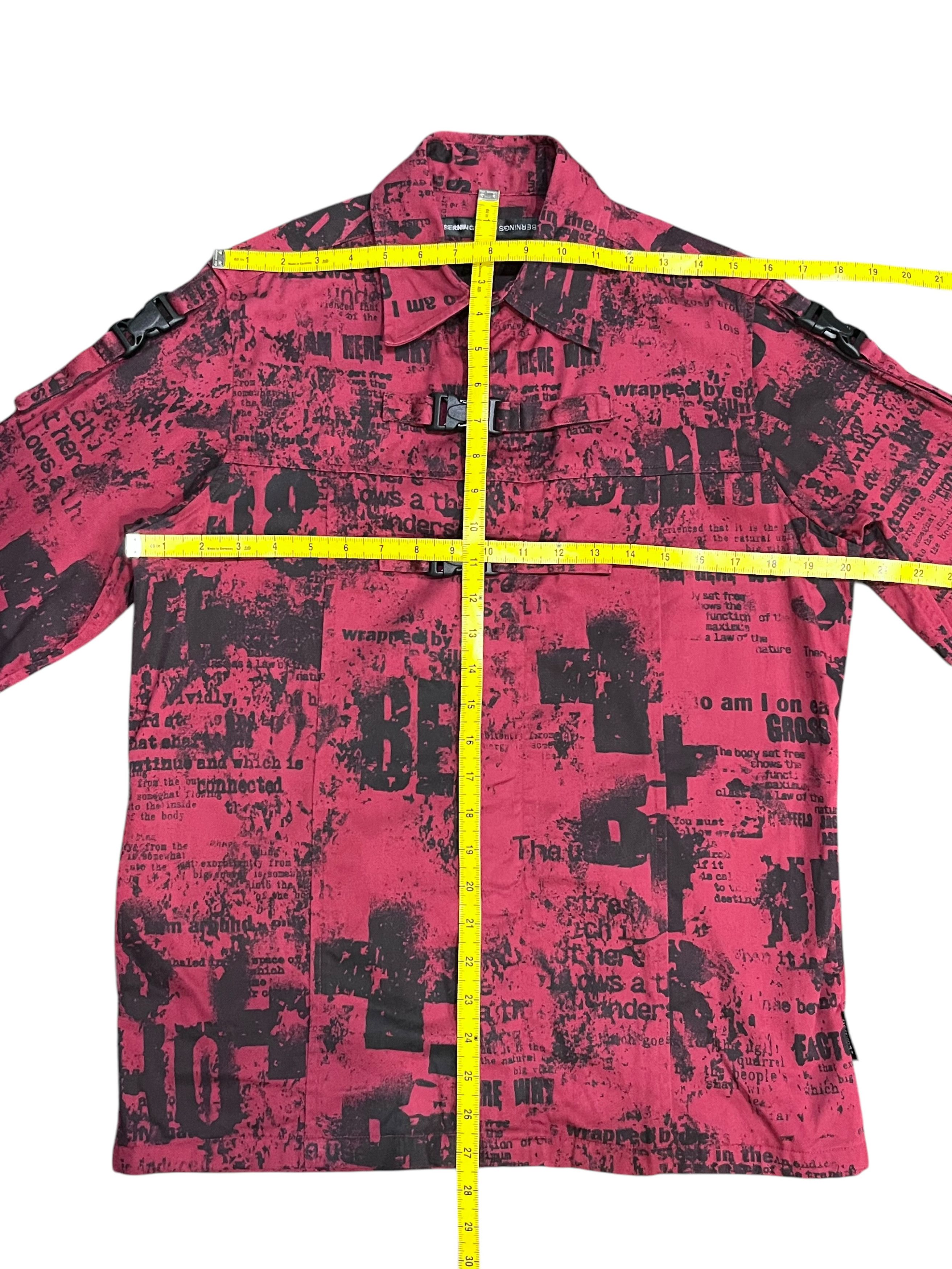 BERNINGS SHO 🔥 Vintage BERNINGS SHO Punk Poem Bondage Buckle Longsleeve Size US S / EU 44-46 / 1 - 10 Thumbnail