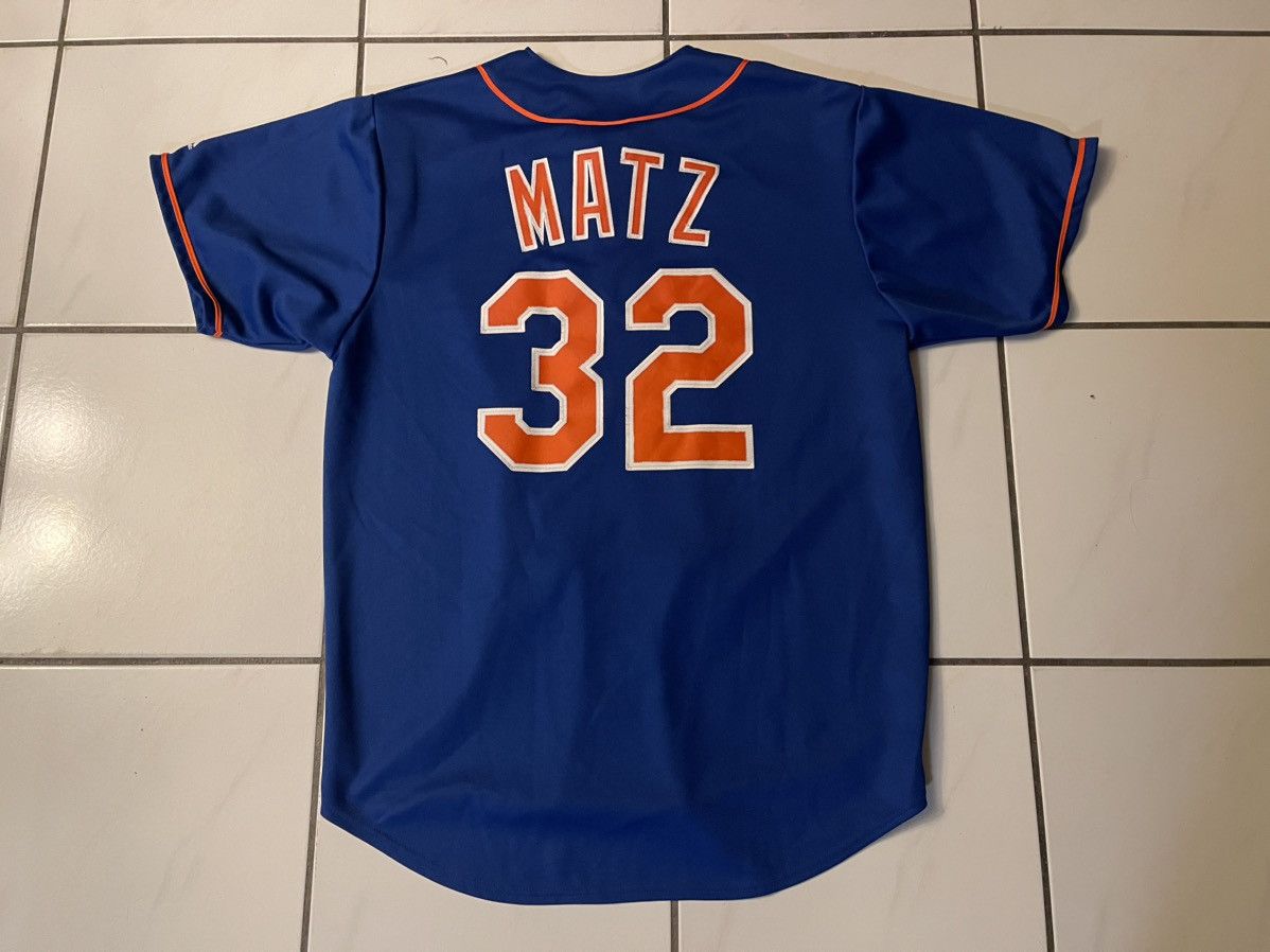 MLB × Majestic New York Mets Majestic Matz MLB Baseball Jersey Mens Large Size US L / EU 52-54 / 3 - 6 Thumbnail