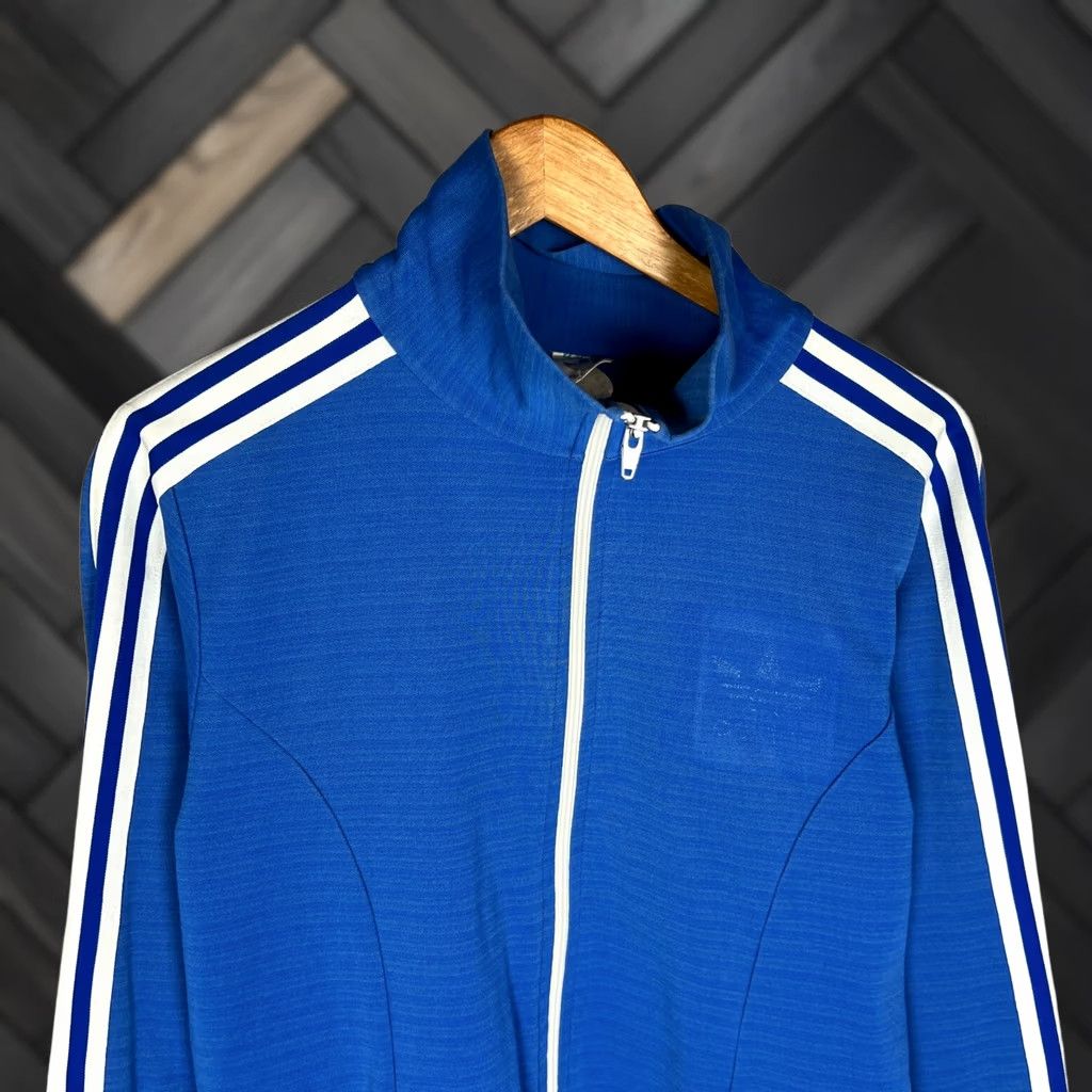 Adidas VINTAGE Adidas Jacket Blue Cotton Polyamide Men’s Track Jacket S Size US S / EU 44-46 / 1 - 1 Thumbnail