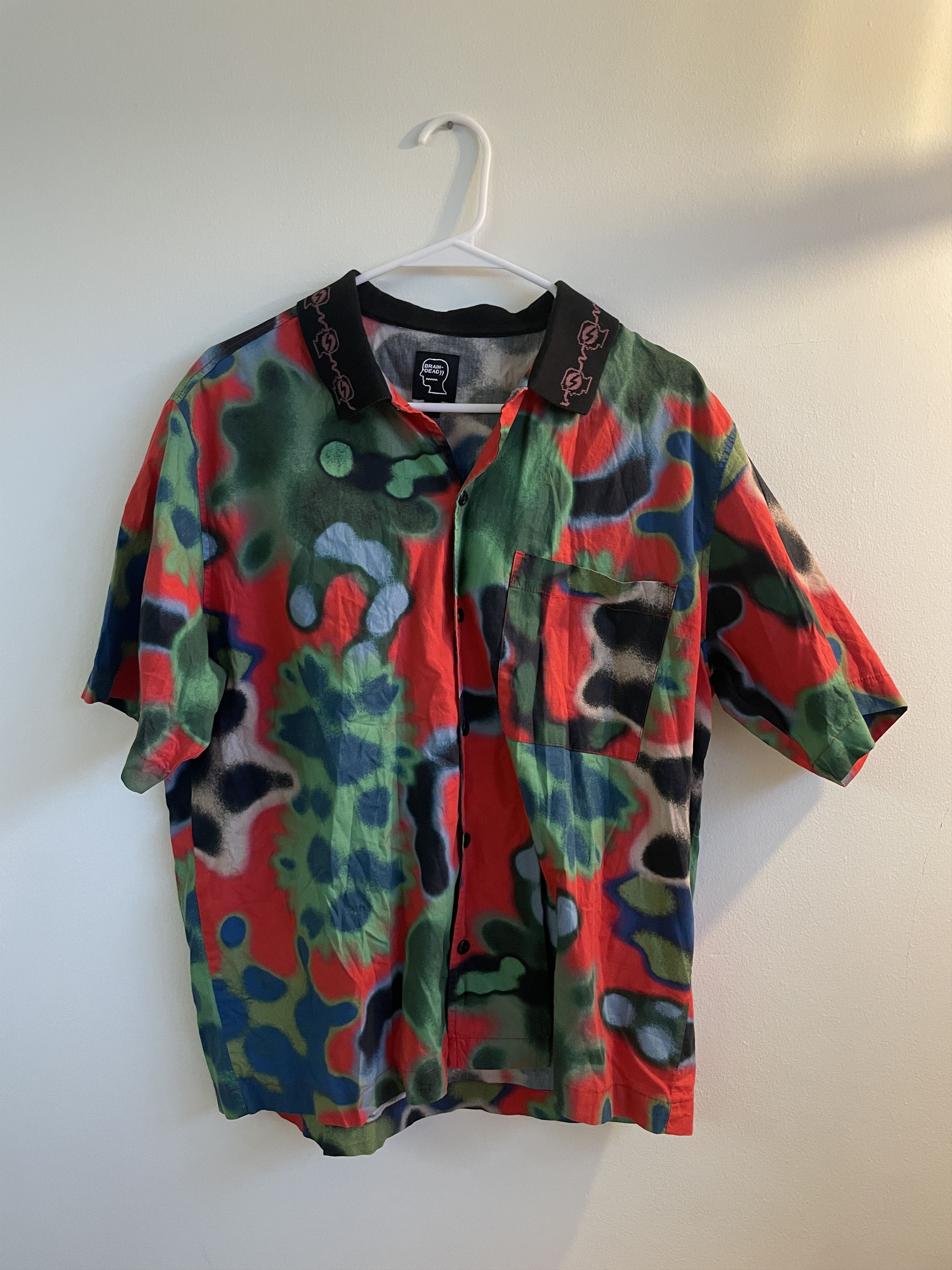 Brain Dead Brain Dead Amoeba Watercolor Short Sleeve Shirt Size US L / EU 52-54 / 3 - 1 Thumbnail