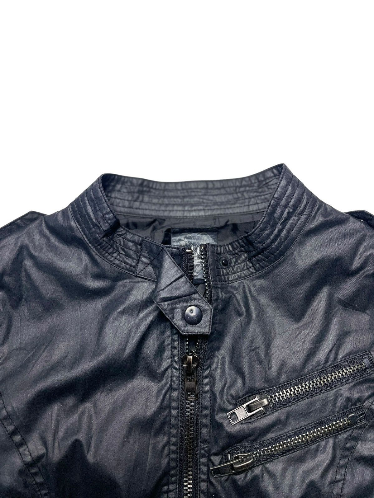 14th Addiction 2000’s Zelos - Multi zip Bondage Bikers Jacket Size US XS / EU 42 / 0 - 6 Thumbnail