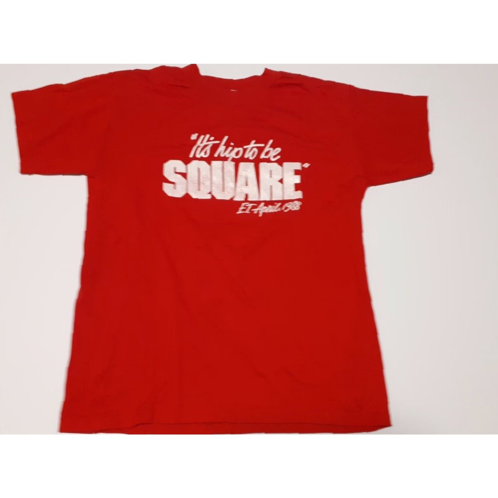 Vintage VINTAGE Huey Lewis National T-Shirt Red Men's L Size US L / EU 52-54 / 3 - 2 Thumbnail