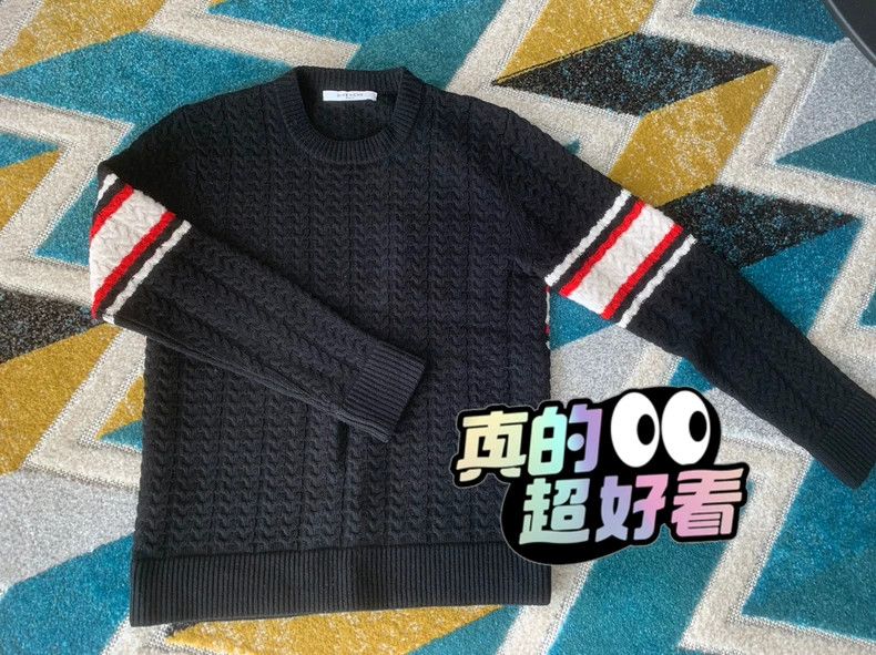Givenchy Givenchy Cable sleeve sweater Size US S / EU 44-46 / 1 - 1 Thumbnail