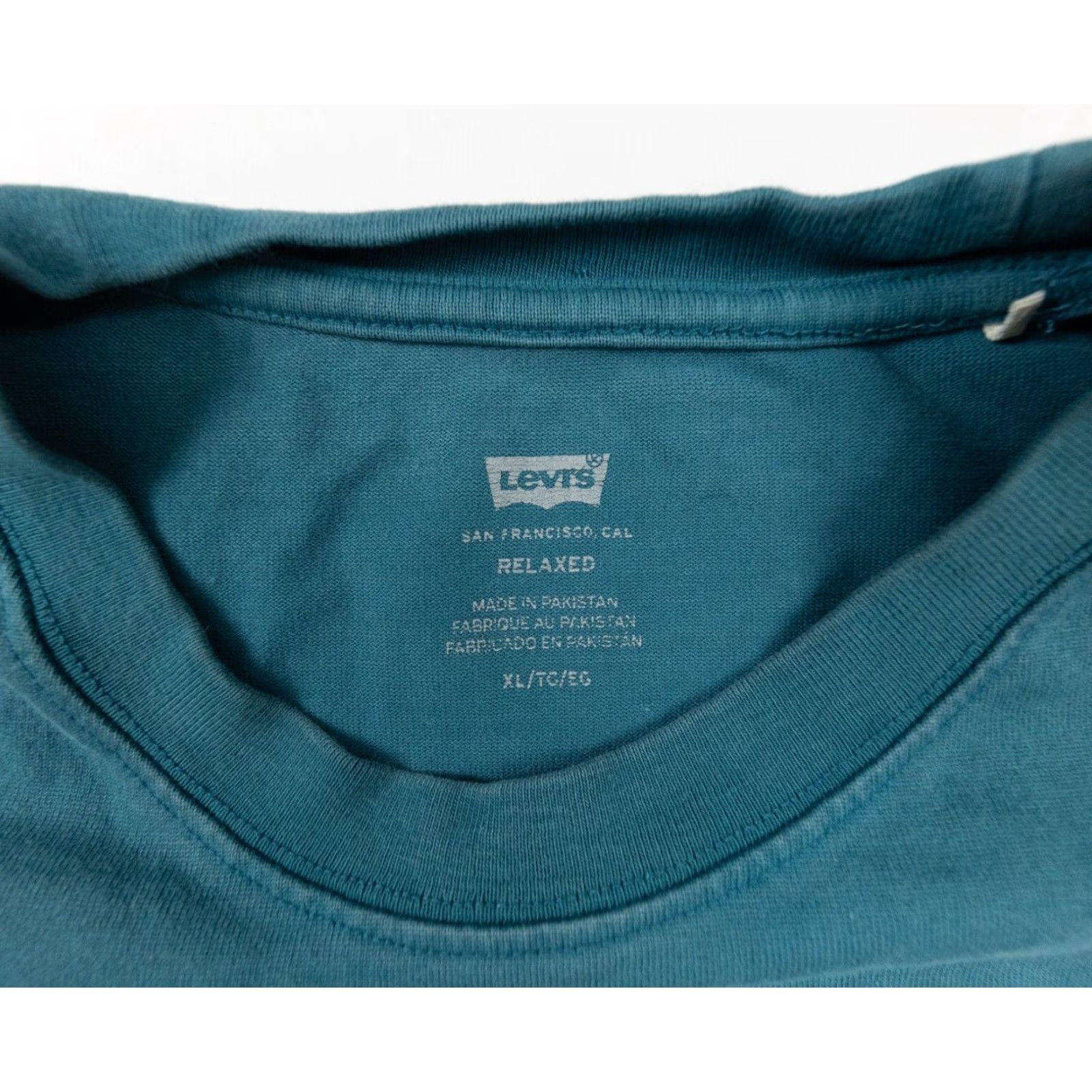 Levi's Levi's Shirt Adult XL Blue Short Sleeve Crew Neck Logo Graphic Tee Men Mens Size US XL / EU 56 / 4 - 4 Thumbnail