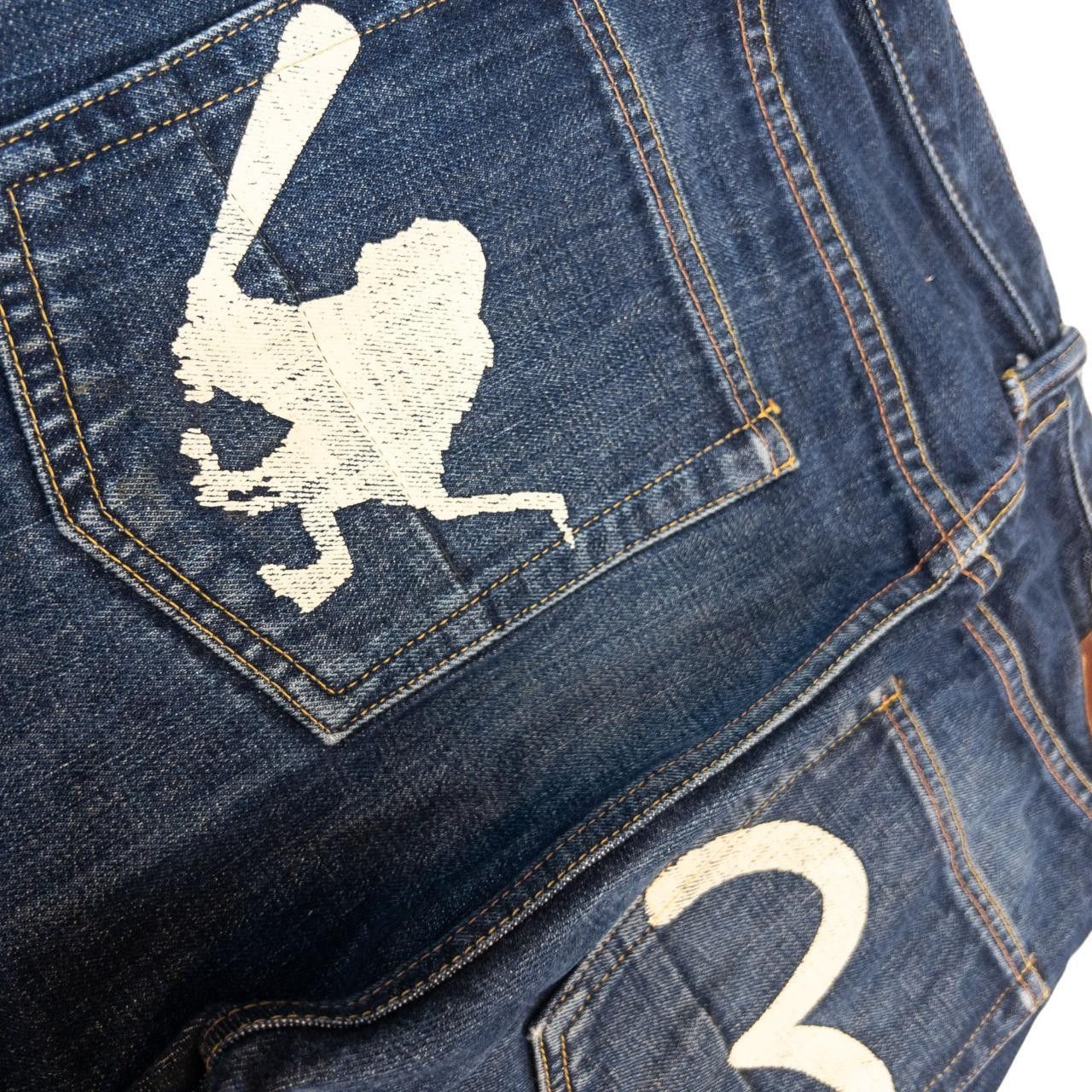 Evisu Vintage Evisu Japanese Monkey Bat Gull Denim Jeans Size W30 Size US 30 / EU 46 - 6 Thumbnail