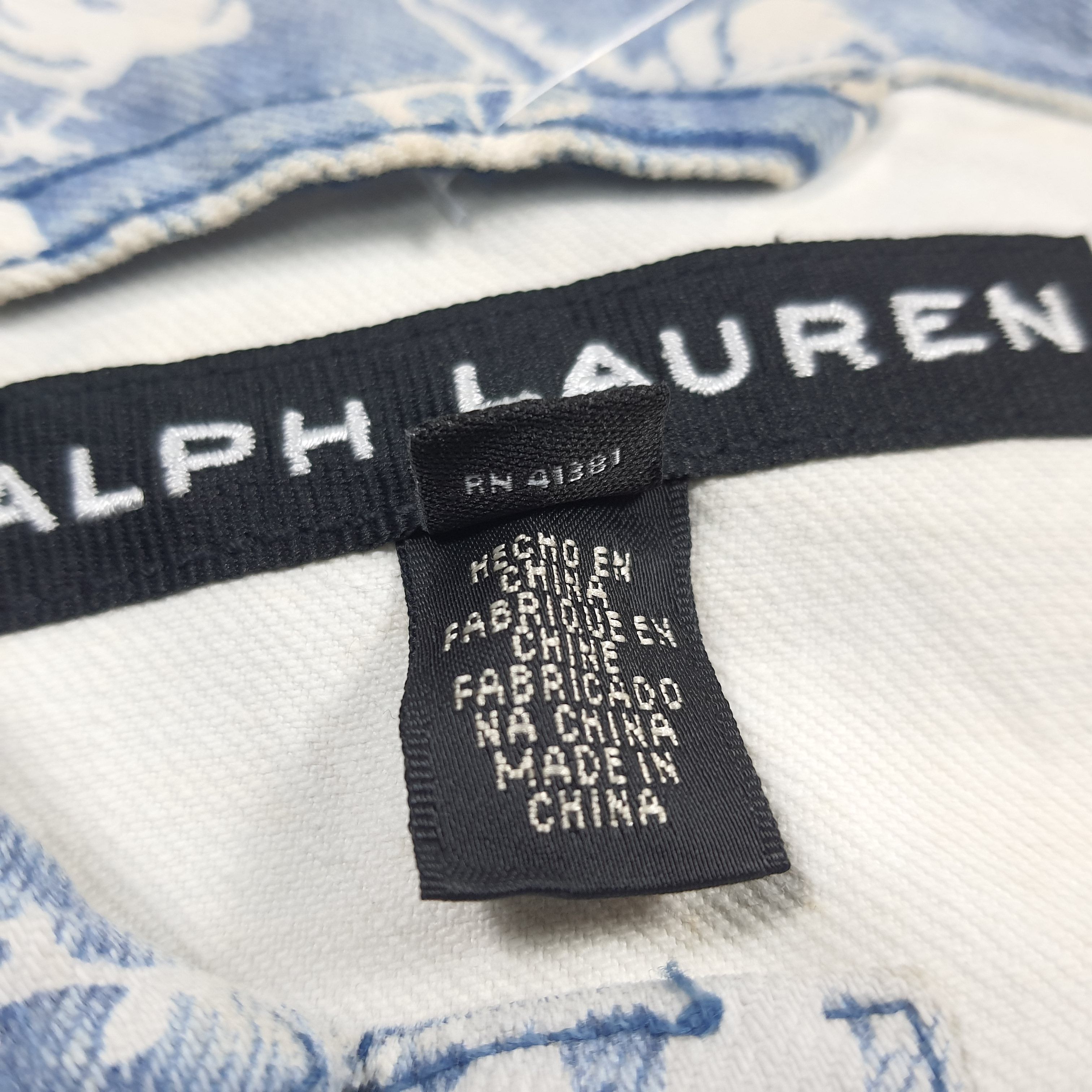 Ralph Lauren Vintage Ralph Lauren Floral Rose Print Denim Jacket C303N14 Size XS / US 0-2 / IT 36-38 - 6 Thumbnail
