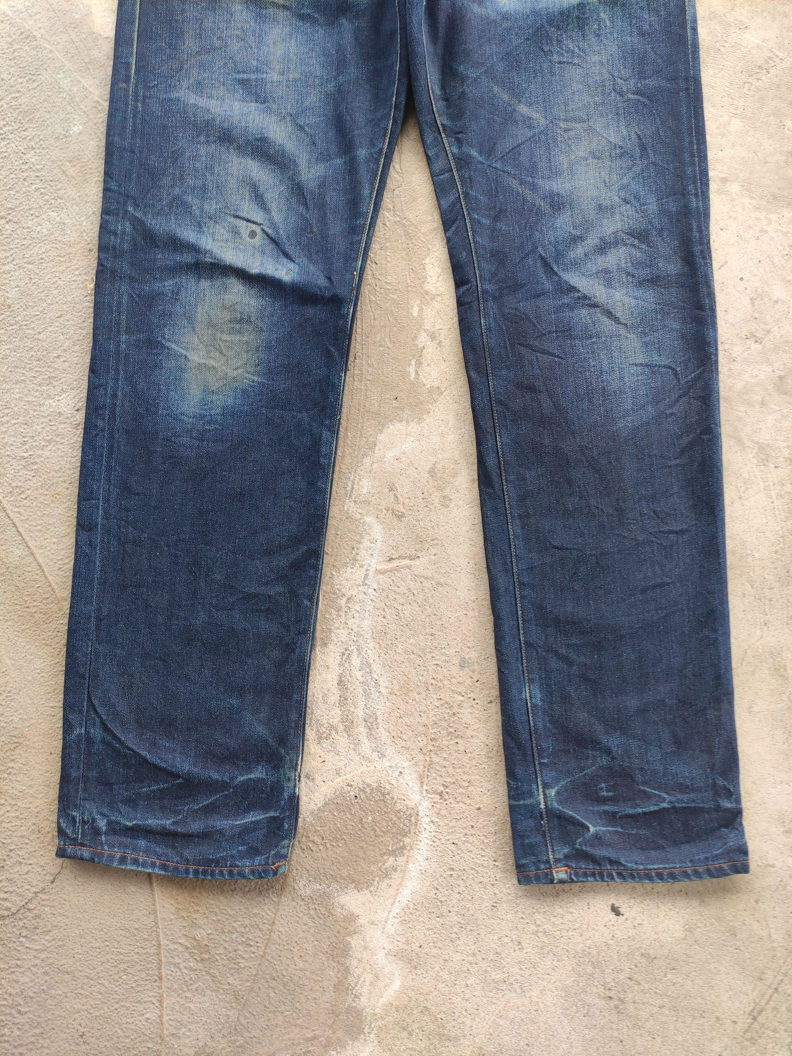 G-Star Vintage G Star Raw Button Jean Distressed Faded Denim Size US 33 - 4 Thumbnail