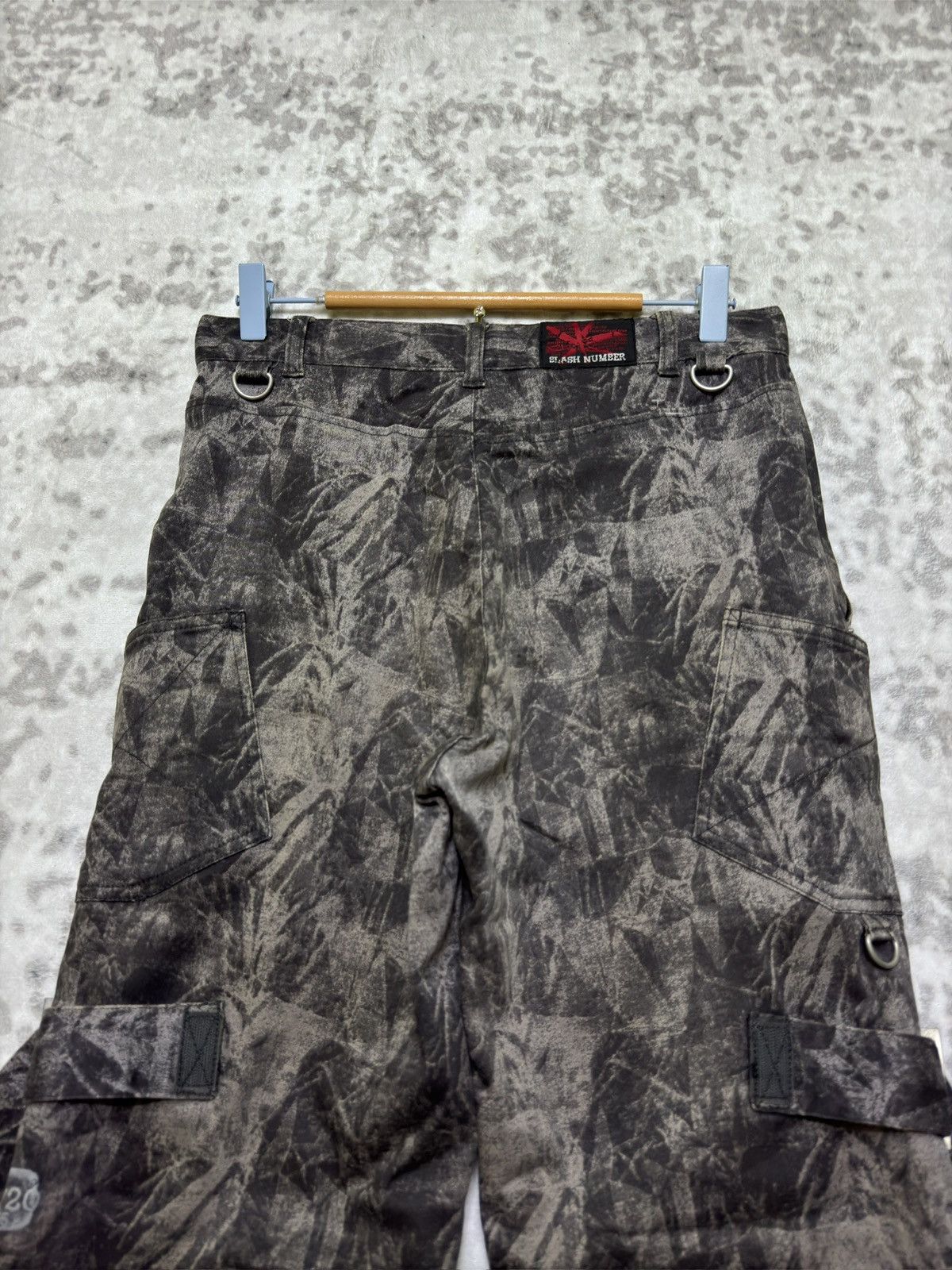 Hysteric Glamour Y2K Slash Number Smoked Bondage Cargo Pants Japanese Punk Size US 28 / EU 44 - 8 Thumbnail