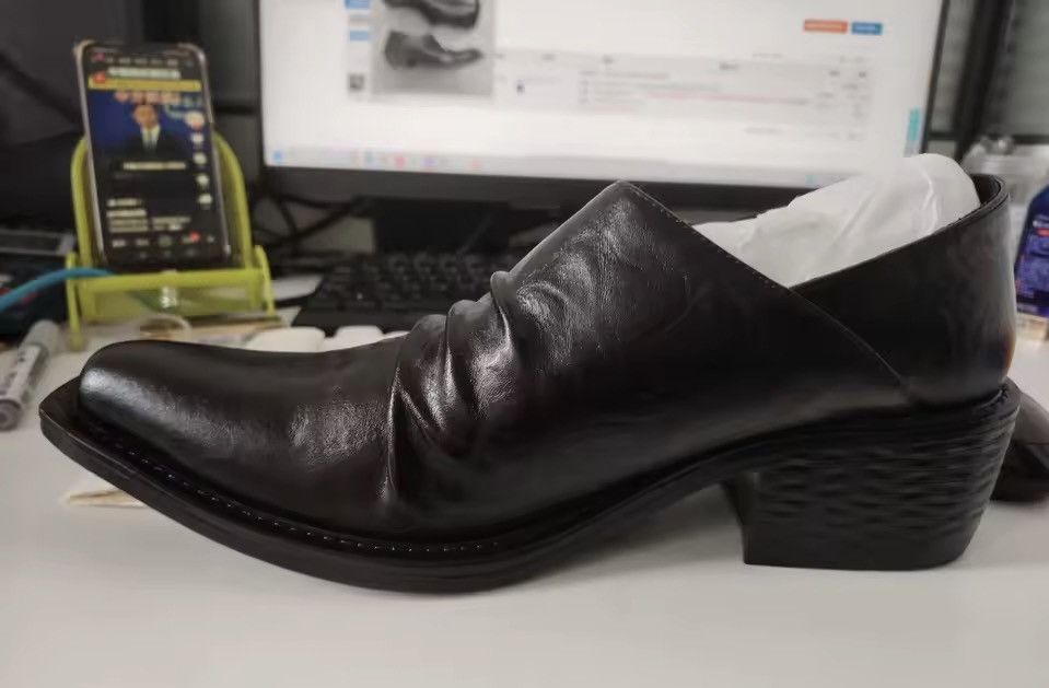 Other Real Genuine Leather Platform Designer Boots Loafers Size US 10.5 / EU 43-44 - 4 Thumbnail