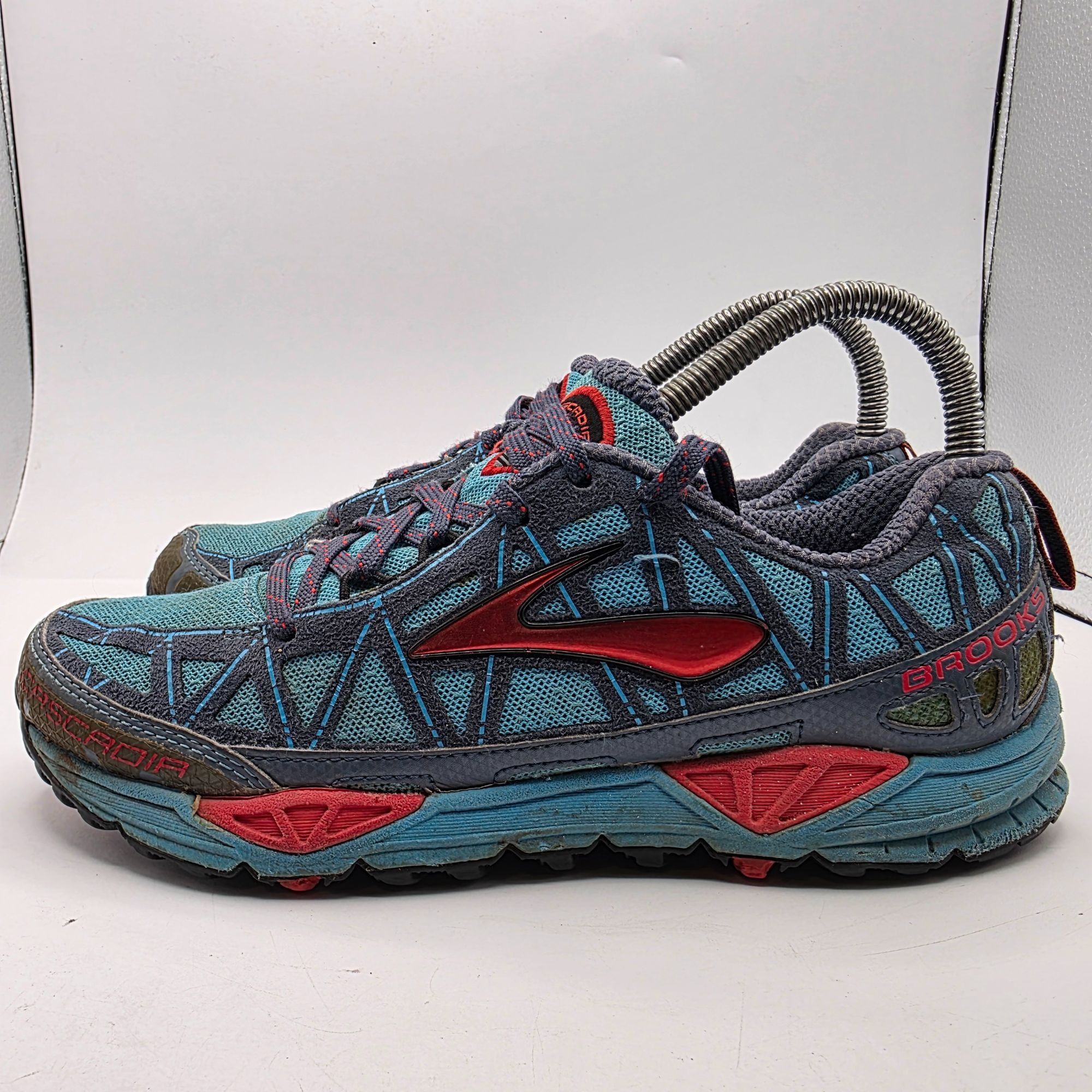 Brooks Brooks Cascadia 8 Womens Size 7 Blue Athletic Shoes Hiking C Size US 7 / IT 37 - 13 Thumbnail