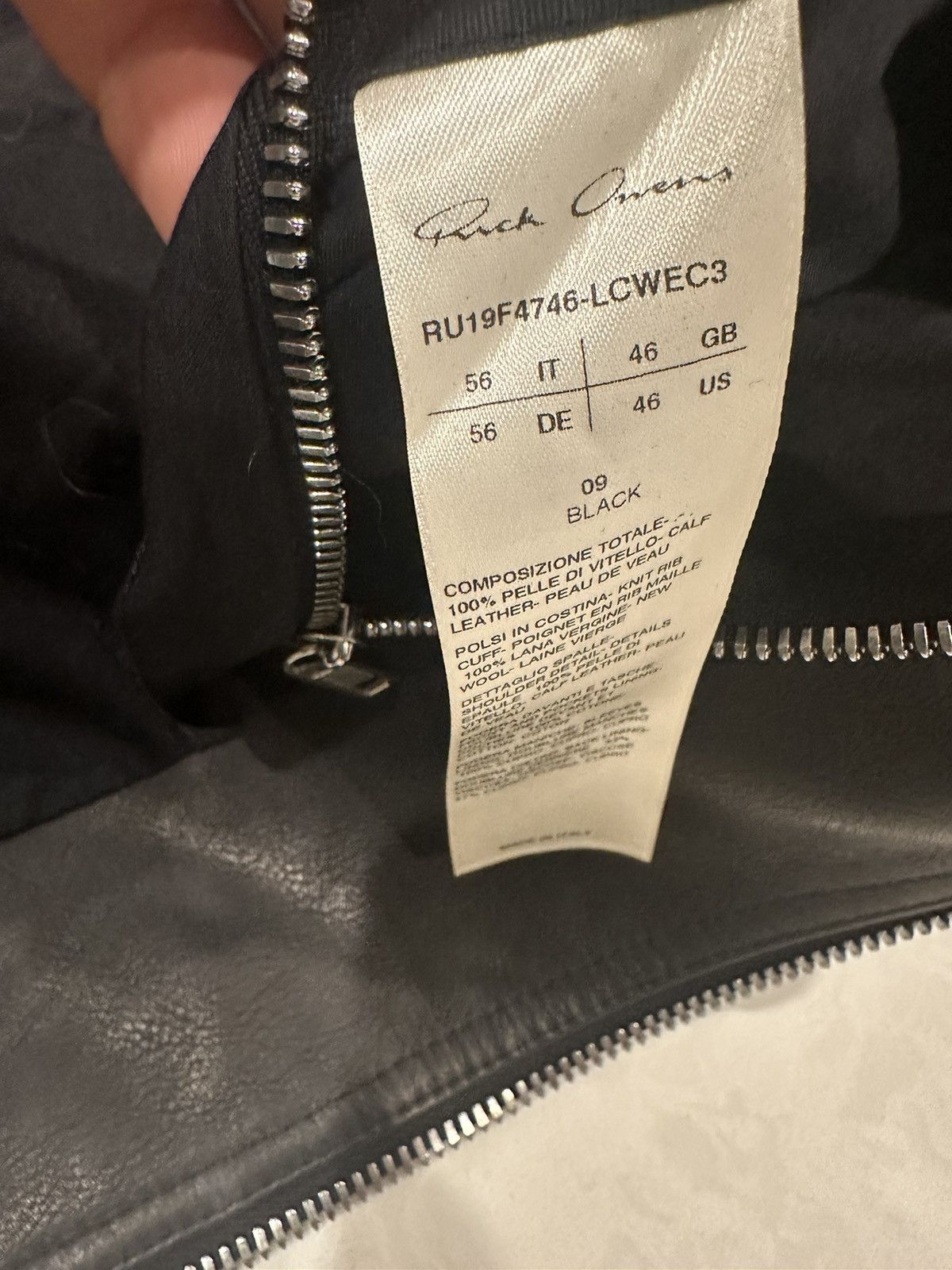 Rick Owens × Rick Owens Drkshdw Rick Owens Rider Jacket Size US L / EU 52-54 / 3 - 3 Thumbnail