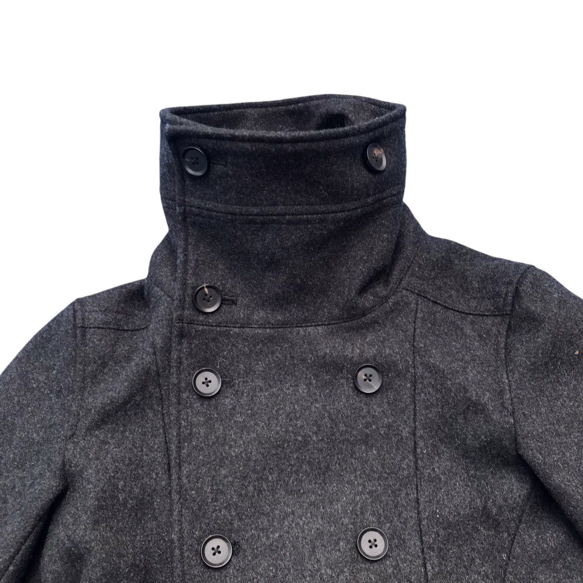 Schlussel Avant Garde Schlussel Double Breasted Wool Coat Size S / US 4 / IT 40 - 8 Thumbnail