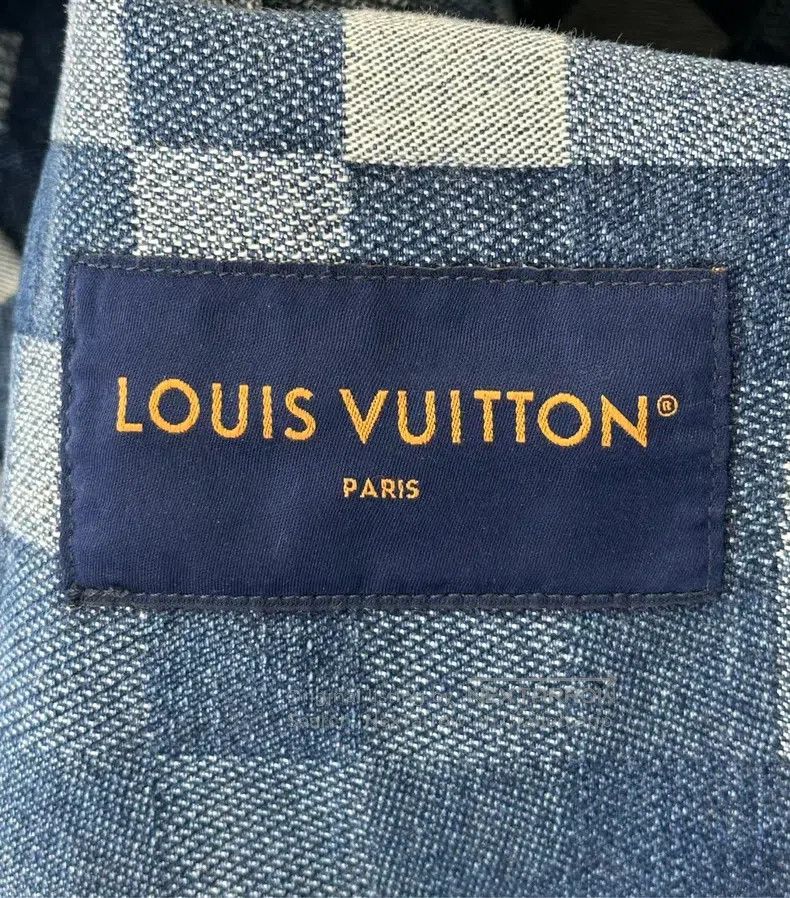 Louis Vuitton Louis Vuitton Fei Dong Co-branded Blue Mosaic Effect Denim Size US M / EU 48-50 / 2 - 3 Thumbnail
