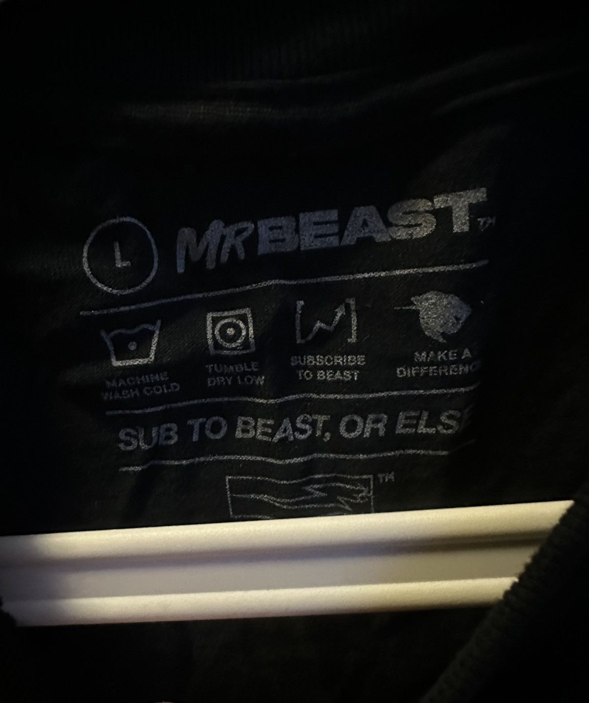 Other Limited Signed MrBeast 24-Hour Livestream Tee Size US L / EU 52-54 / 3 - 4 Thumbnail