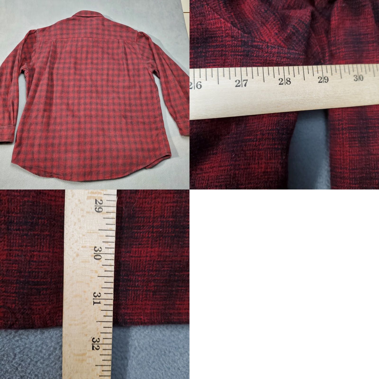 Vintage Woolrich Flannel Shirt Mens XL Red Black Plaid Outdoor Button Up Long Sleeve 90s Classic Outdoor Size US XL / EU 56 / 4 - 8 Thumbnail