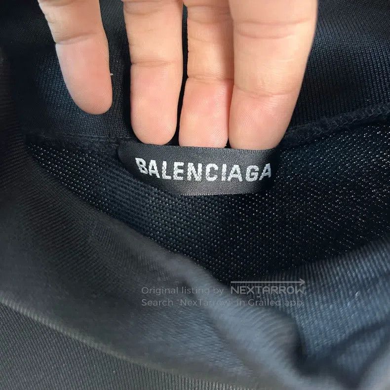 Balenciaga Balenciaga Black and red pieced double B embroidery stand Size US XS / EU 42 / 0 - 3 Thumbnail