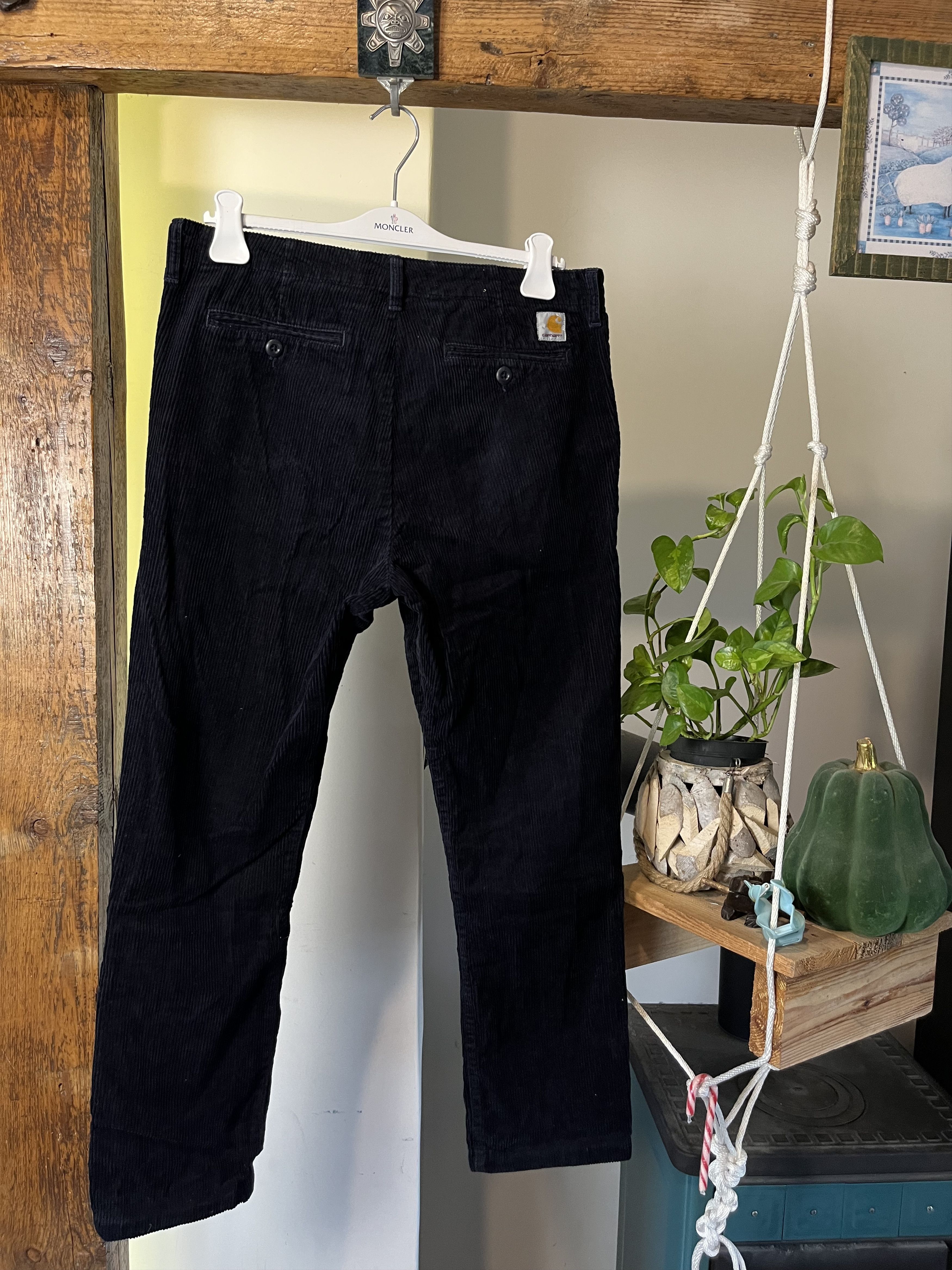 Carhartt × Carhartt Wip × Vintage 90s Carhartt Corduroy Velvet Club Pants 33x34 Size US 33 - 1 Thumbnail