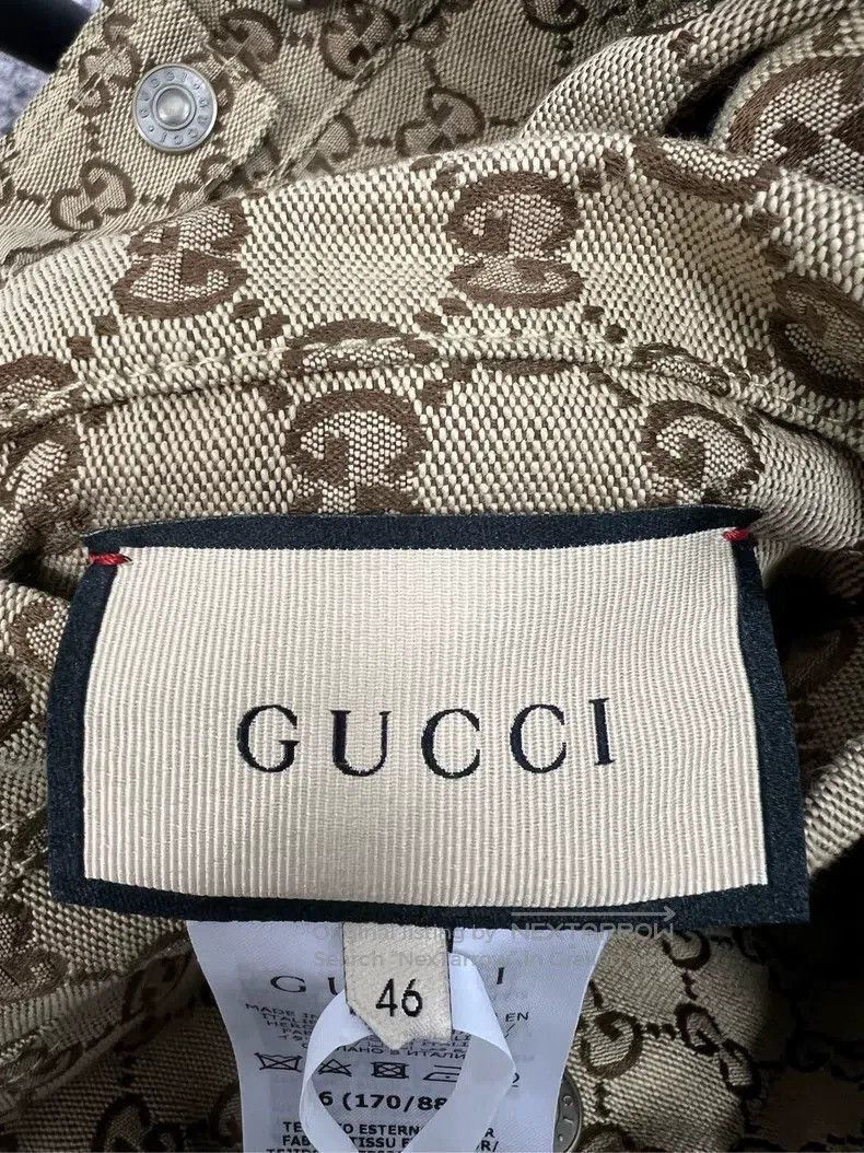 Gucci Gucci Old flower full LOGO double-sided denim jacket Size US S / EU 44-46 / 1 - 6 Thumbnail