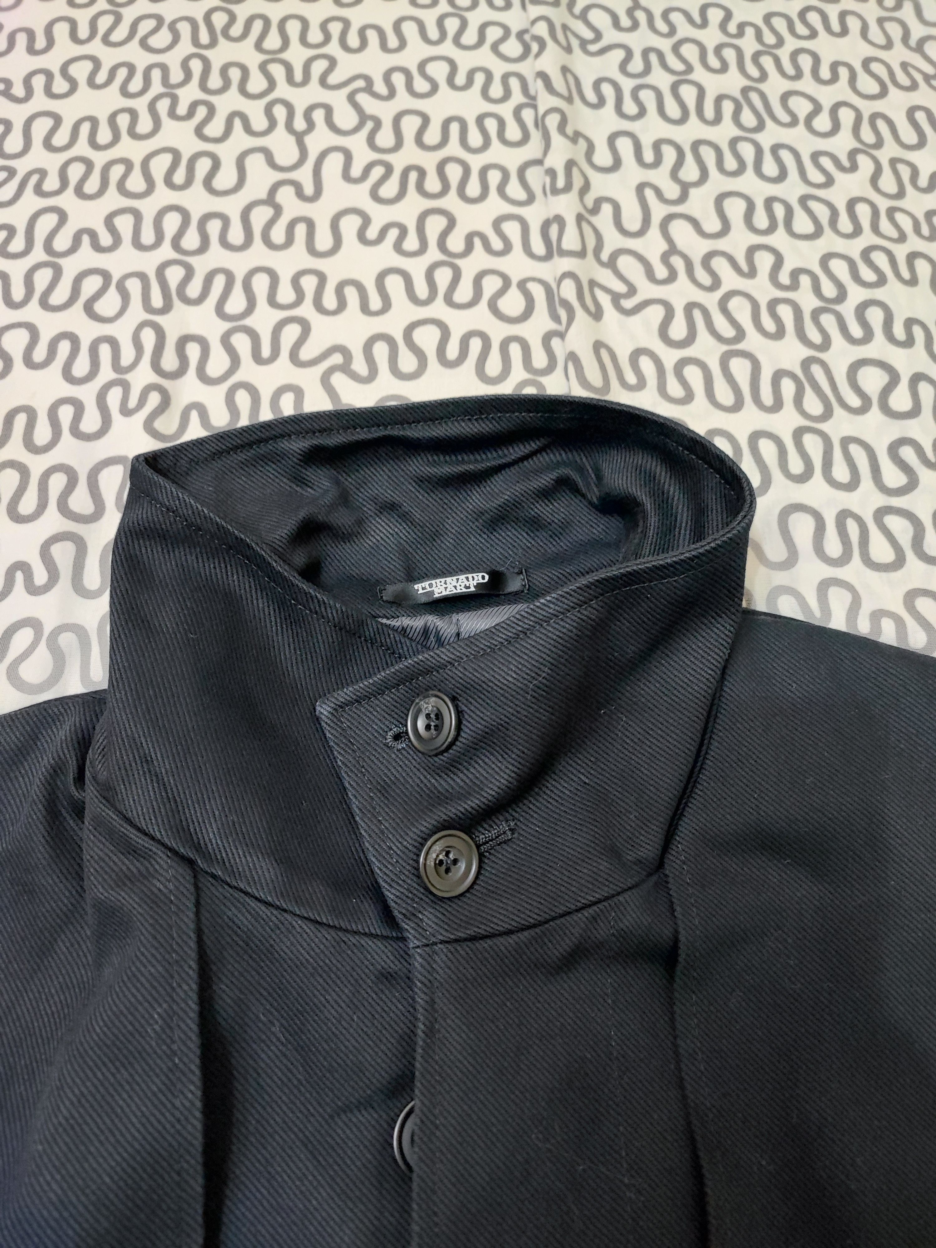 Tornado Mart AVANT GARDE DESIGNER TORNADO MART GOTHIC LONG TRENCH JACKET Size US M / EU 48-50 / 2 - 6 Thumbnail
