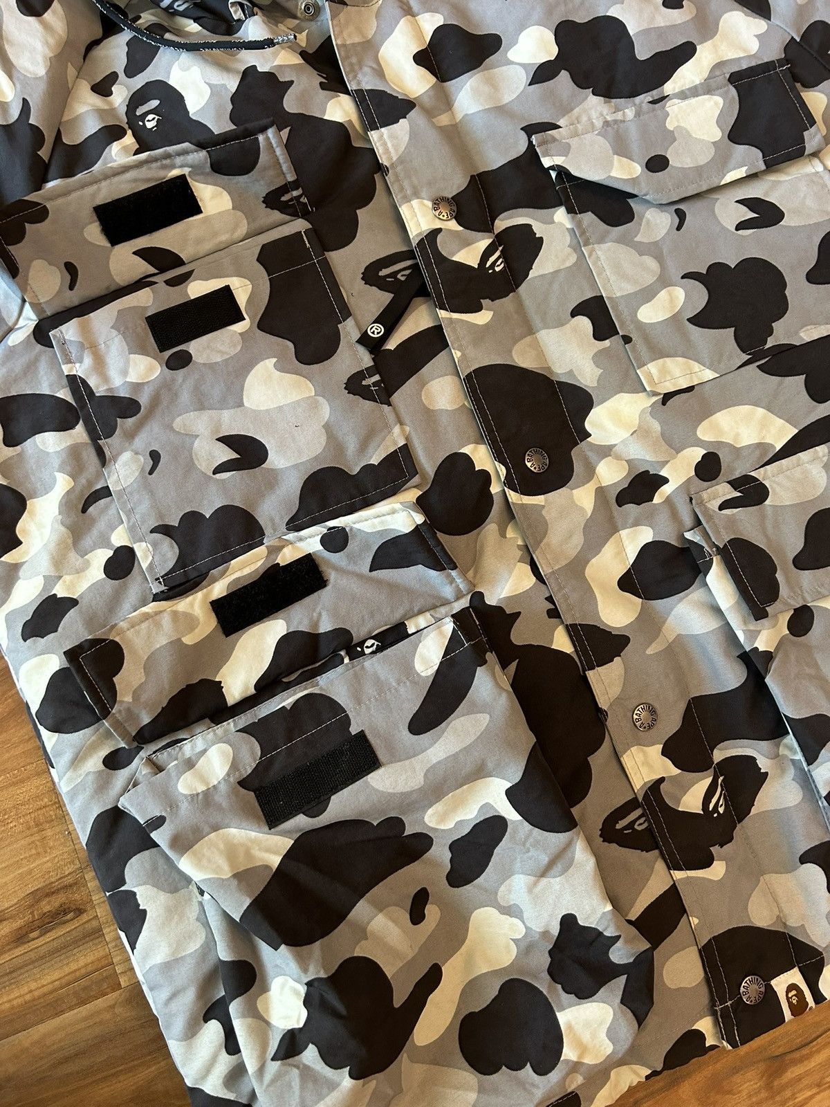 Bape OG Bape Snow Camo Snowboard Jacket Size US L / EU 52-54 / 3 - 6 Thumbnail