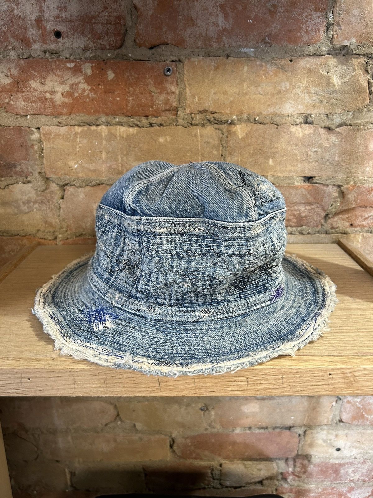 Kapital Denim Bucket Hat | Grailed