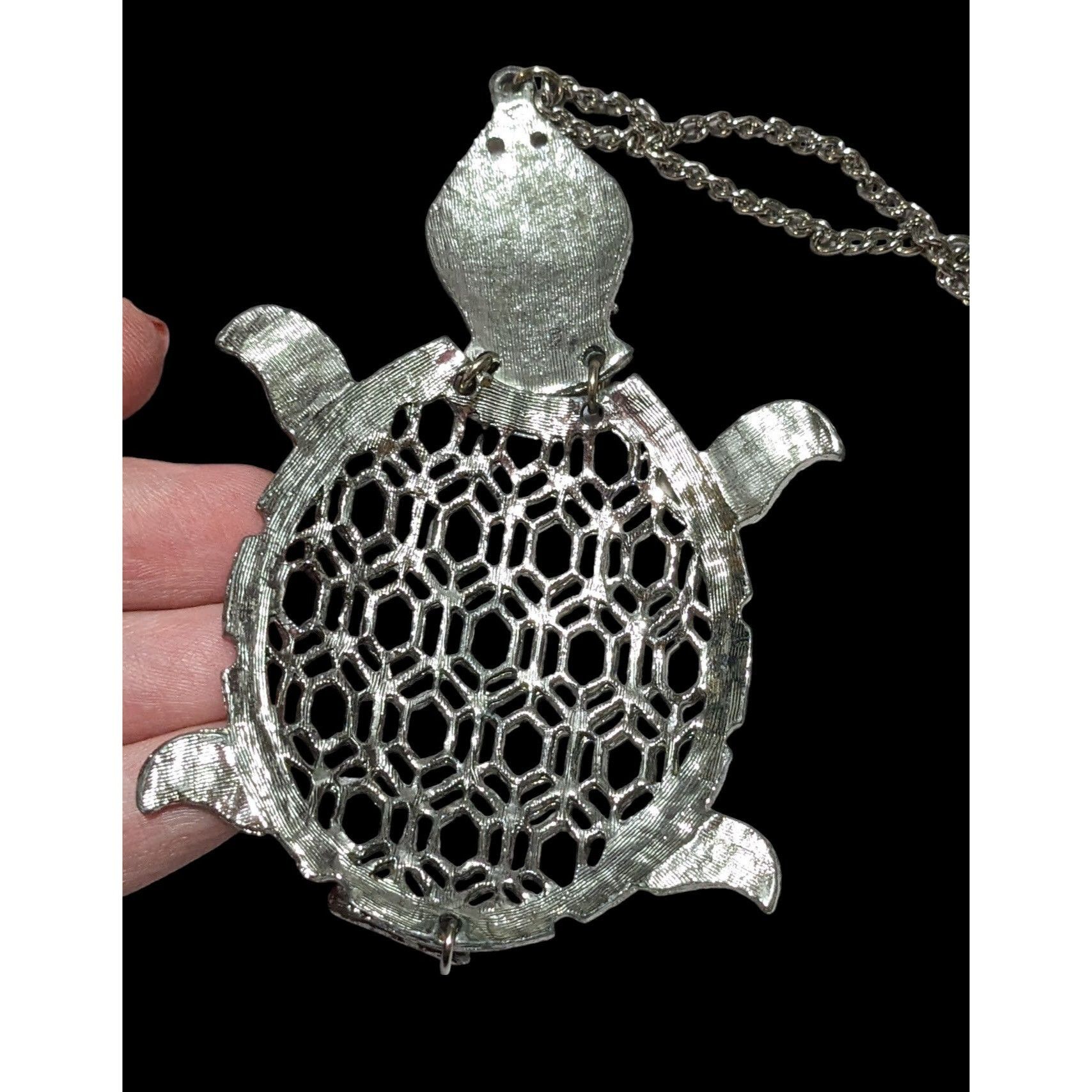 Other Vintage Articulated Turtle Necklace Size ONE SIZE - 3 Thumbnail