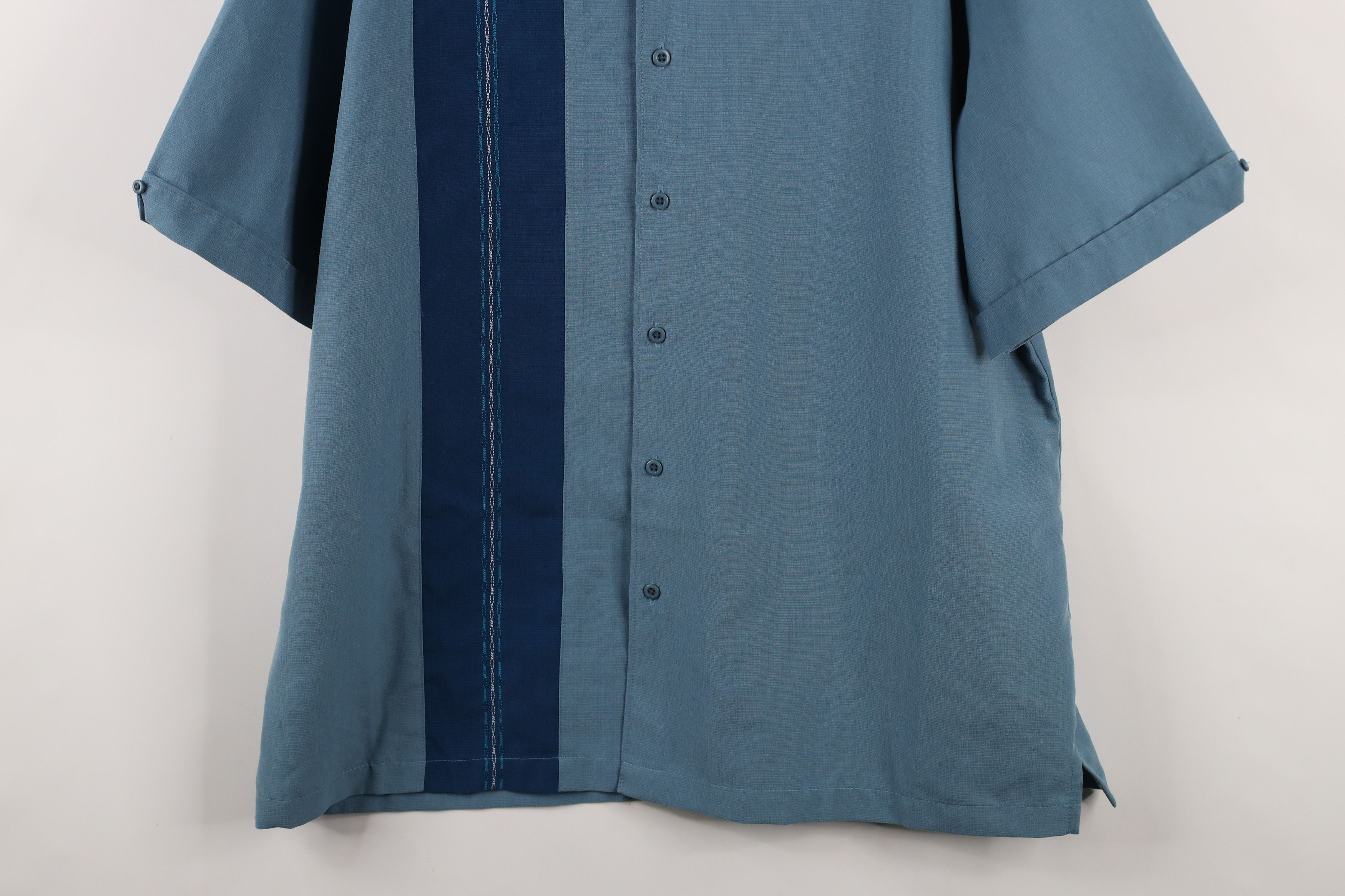 Vintage Vintage 90s Rockabilly Block Geometric Collared Button Shirt Size US XXL / EU 58 / 5 - 3 Thumbnail