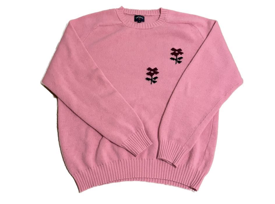 Noah Flower Instarsia Lambwool Sweater-