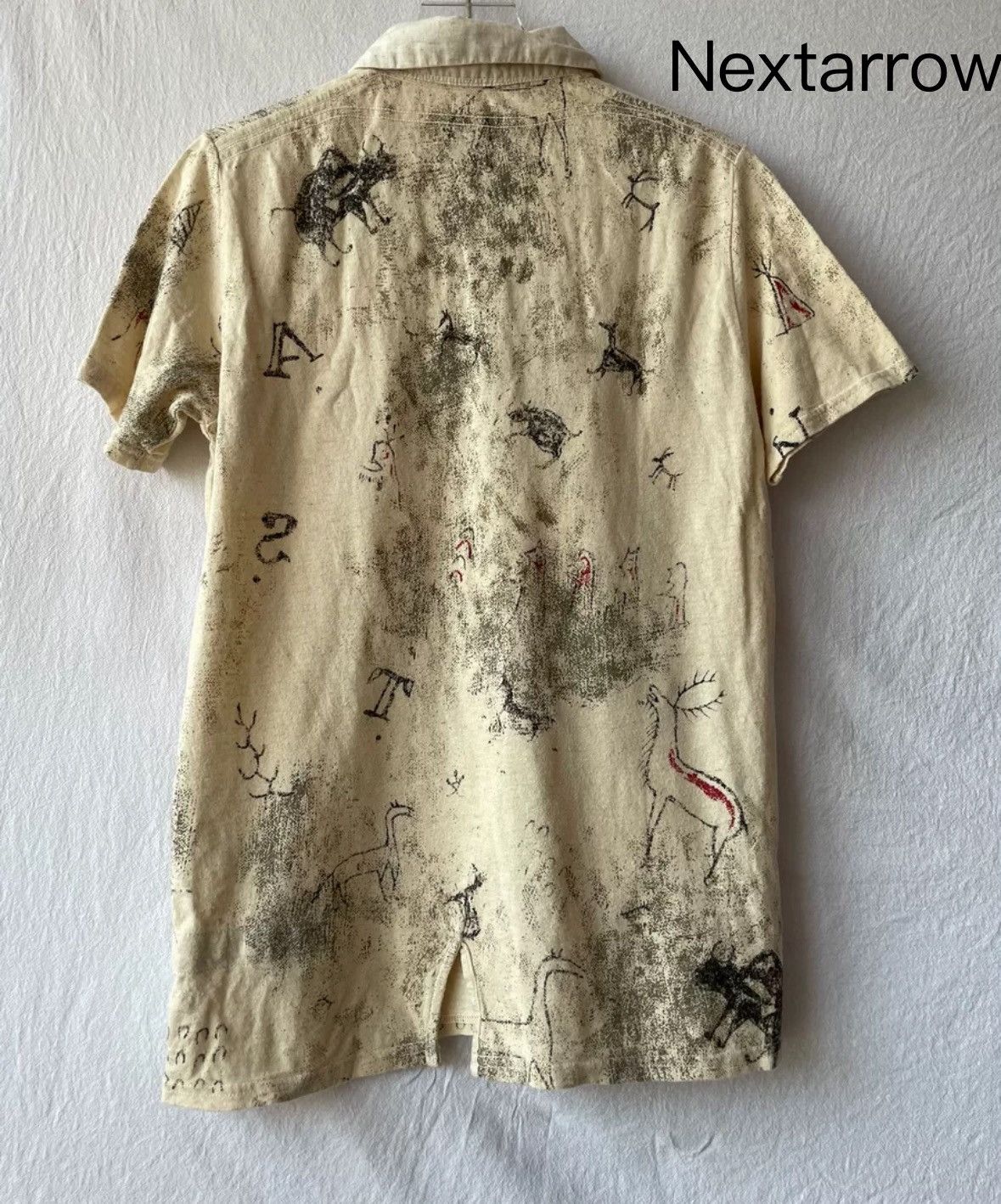 Kapital Kapital Hirata Kazuhiro Short sleeved Cotton Artistic Shirt Size US S / EU 44-46 / 1 - 2 Thumbnail