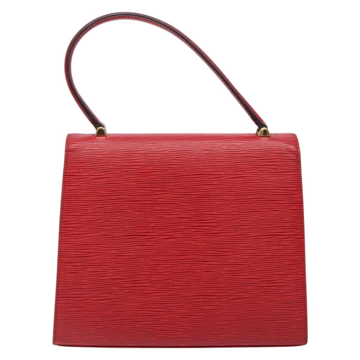 Louis Vuitton LOUIS VUITTON Epi Malesherbes Hand Bag Red M52377 Size ONE SIZE - 2 Thumbnail