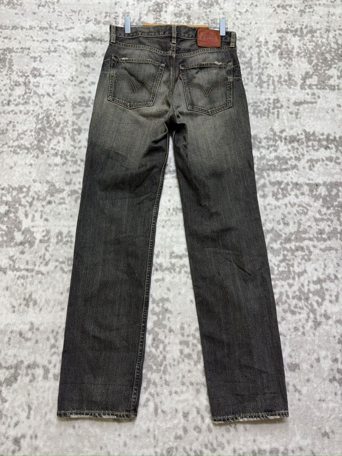 Levi's Vintage Levi’s 502 Claw Mark Acid Washed Distressed Denim Size US 30 / EU 46 - 2 Thumbnail