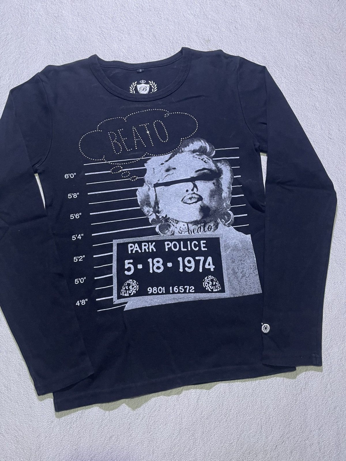 Japanese Brand Y2K BEATO long sleeve tshirt Size US S / EU 44-46 / 1 - 2 Thumbnail