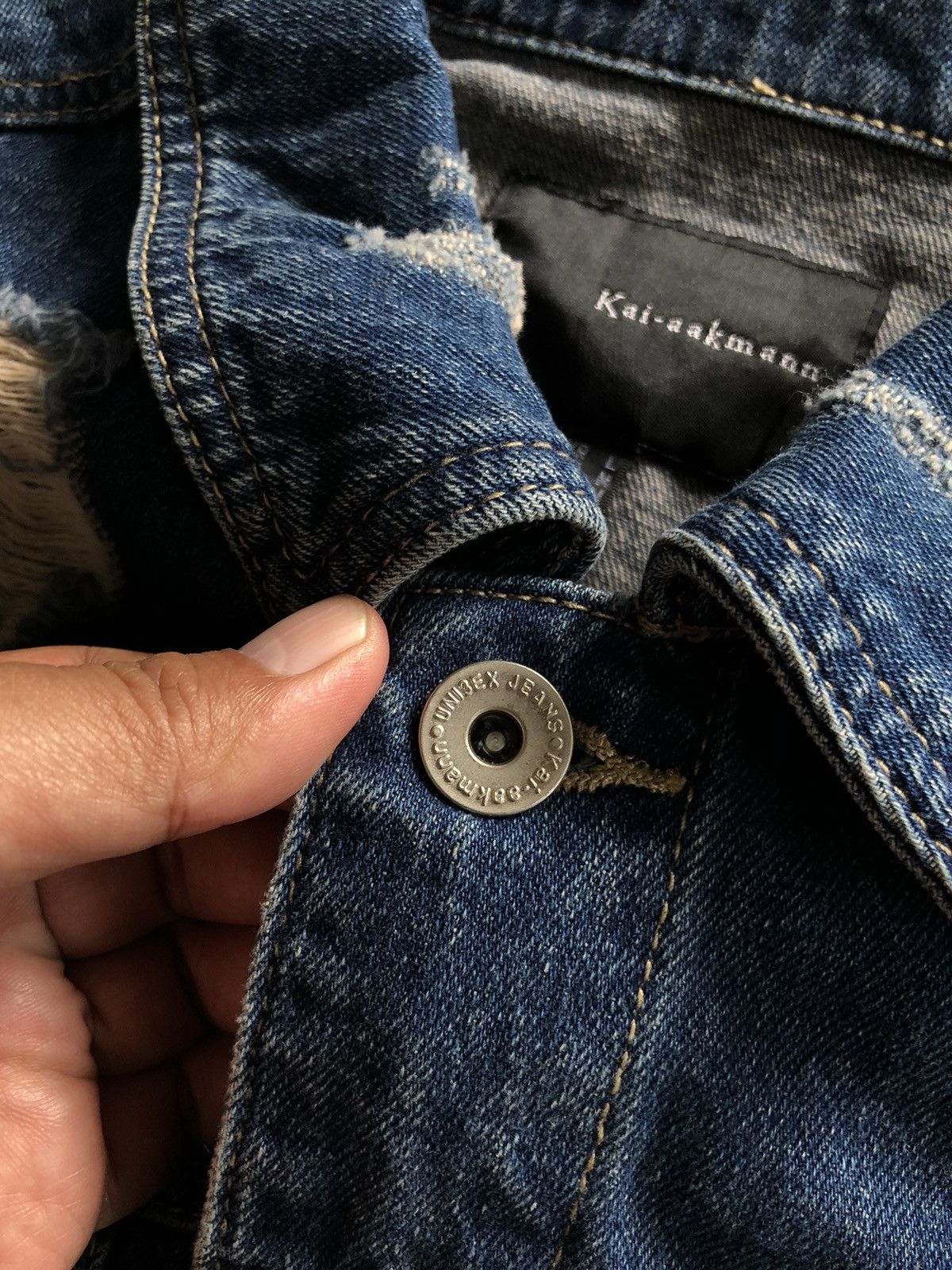 Other KAI-AAKMANN DENIM JACKET DISTRESSED Size US L / EU 52-54 / 3 - 11 Thumbnail
