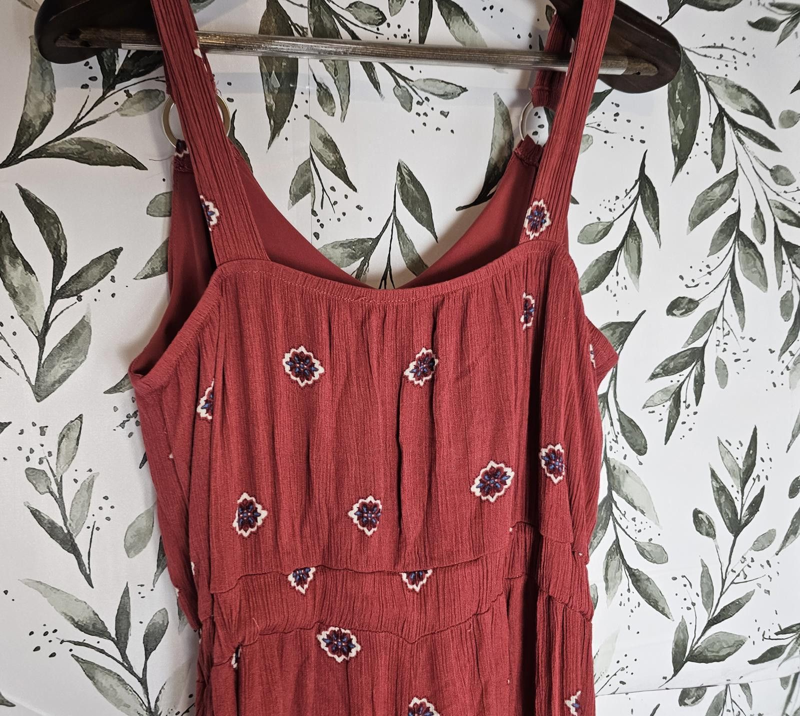 Other No Boundries Jumpsuit Burnt Red Womens Size Large Size ONE SIZE - 5 Thumbnail