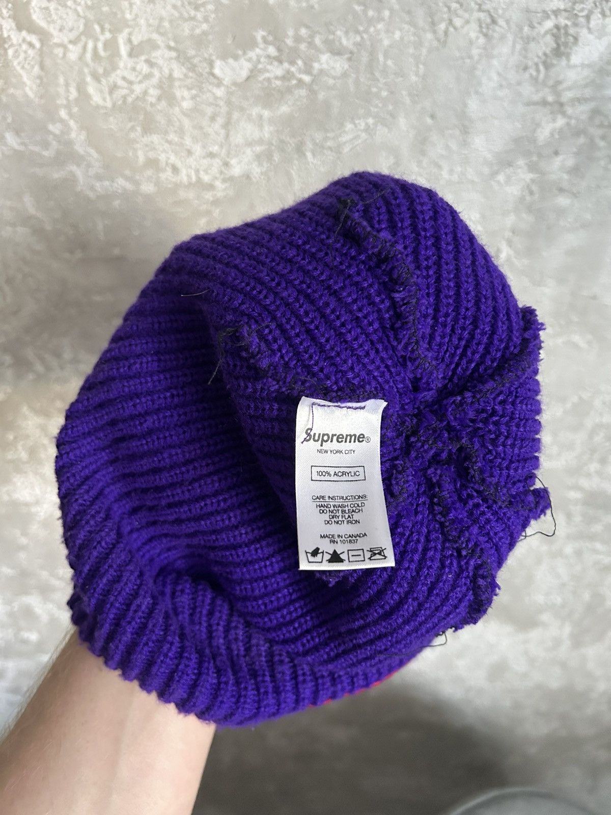 Supreme Supreme oval logo beanie Size ONE SIZE - 4 Thumbnail
