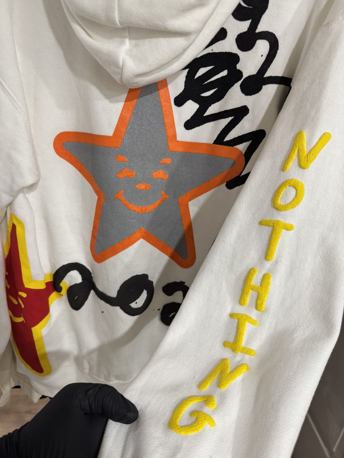 Asspizza Asspizza Pumpkin Face Nothing Matters Hoodie White 2022 Size US L / EU 52-54 / 3 - 4 Thumbnail