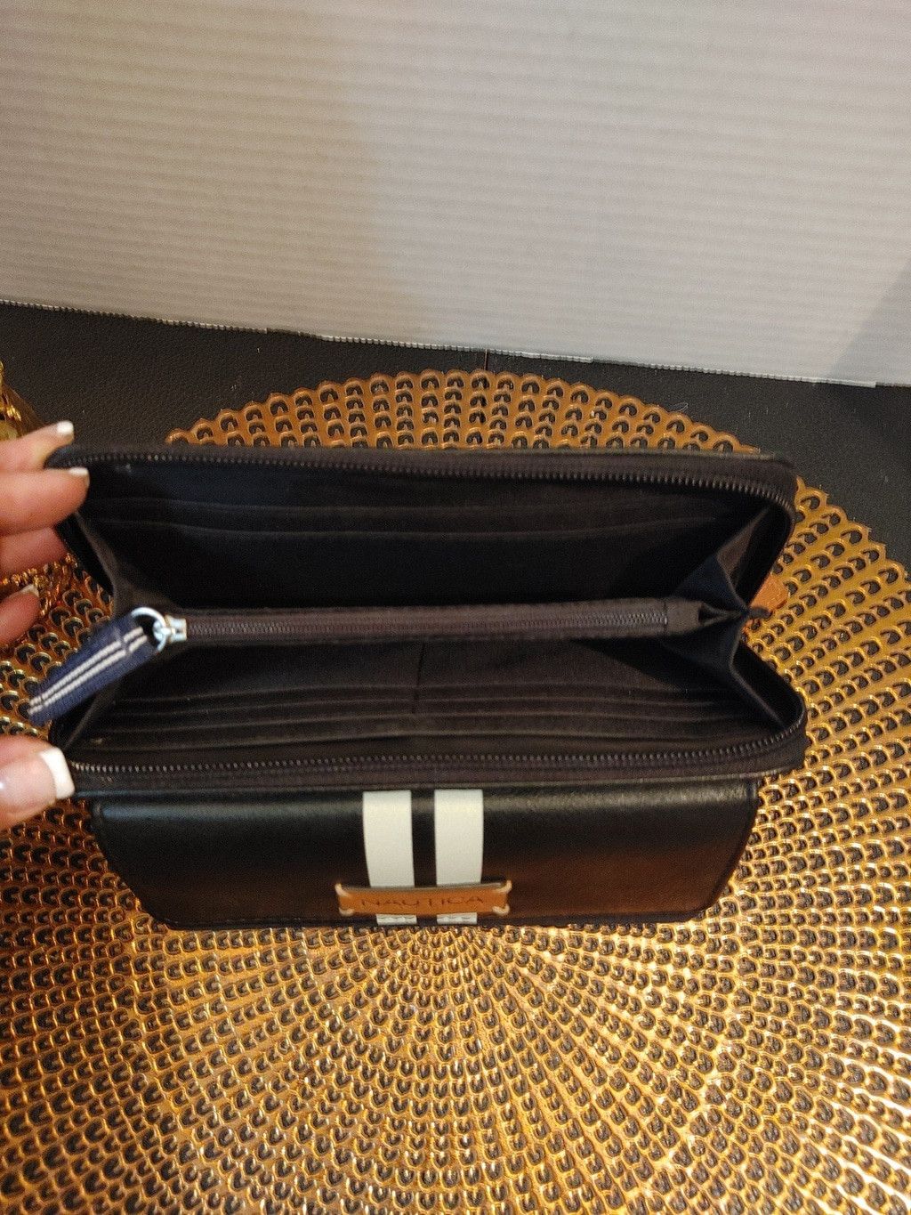 Nautica Nautica RFID Leather Wallet Size ONE SIZE - 6 Thumbnail