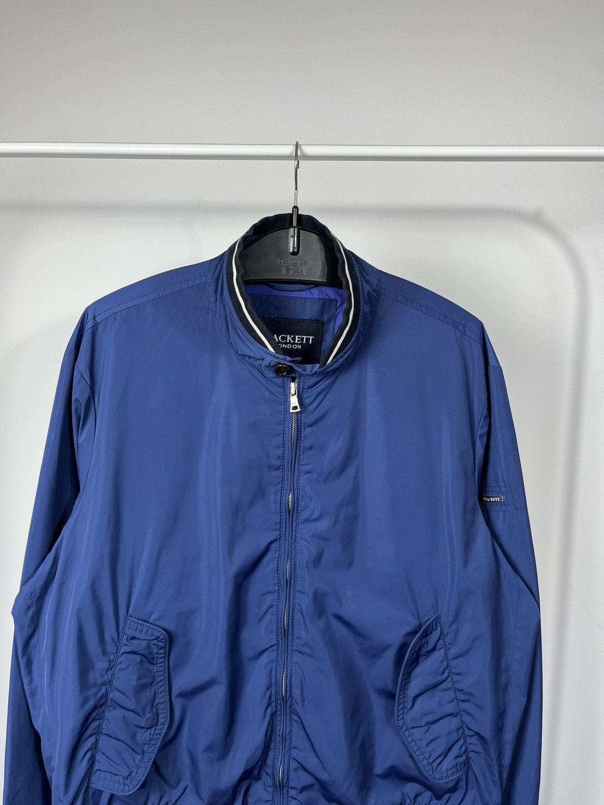 Hackett Hackett London Blue Bomber Jacket XL Men’s Nylon Retro Style Size US XL / EU 56 / 4 - 2 Thumbnail