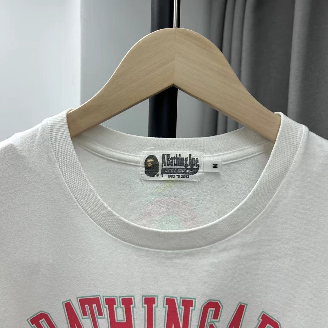 Bape WORLD GONE MAD TEE Size US M / EU 48-50 / 2 - 4 Thumbnail
