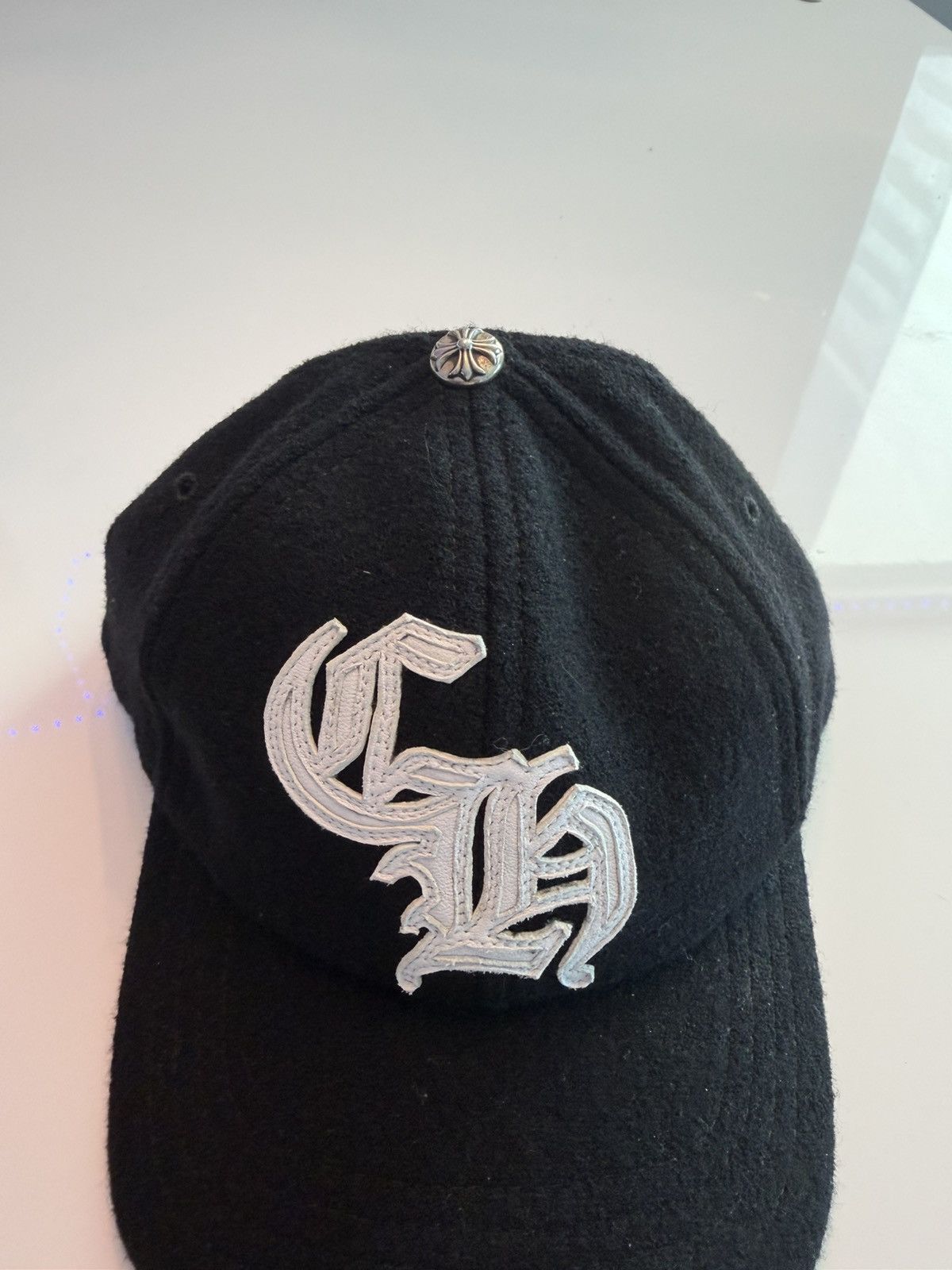Chrome Hearts Chrome Hearts Black Wool CH Hat Size ONE SIZE - 2 Thumbnail