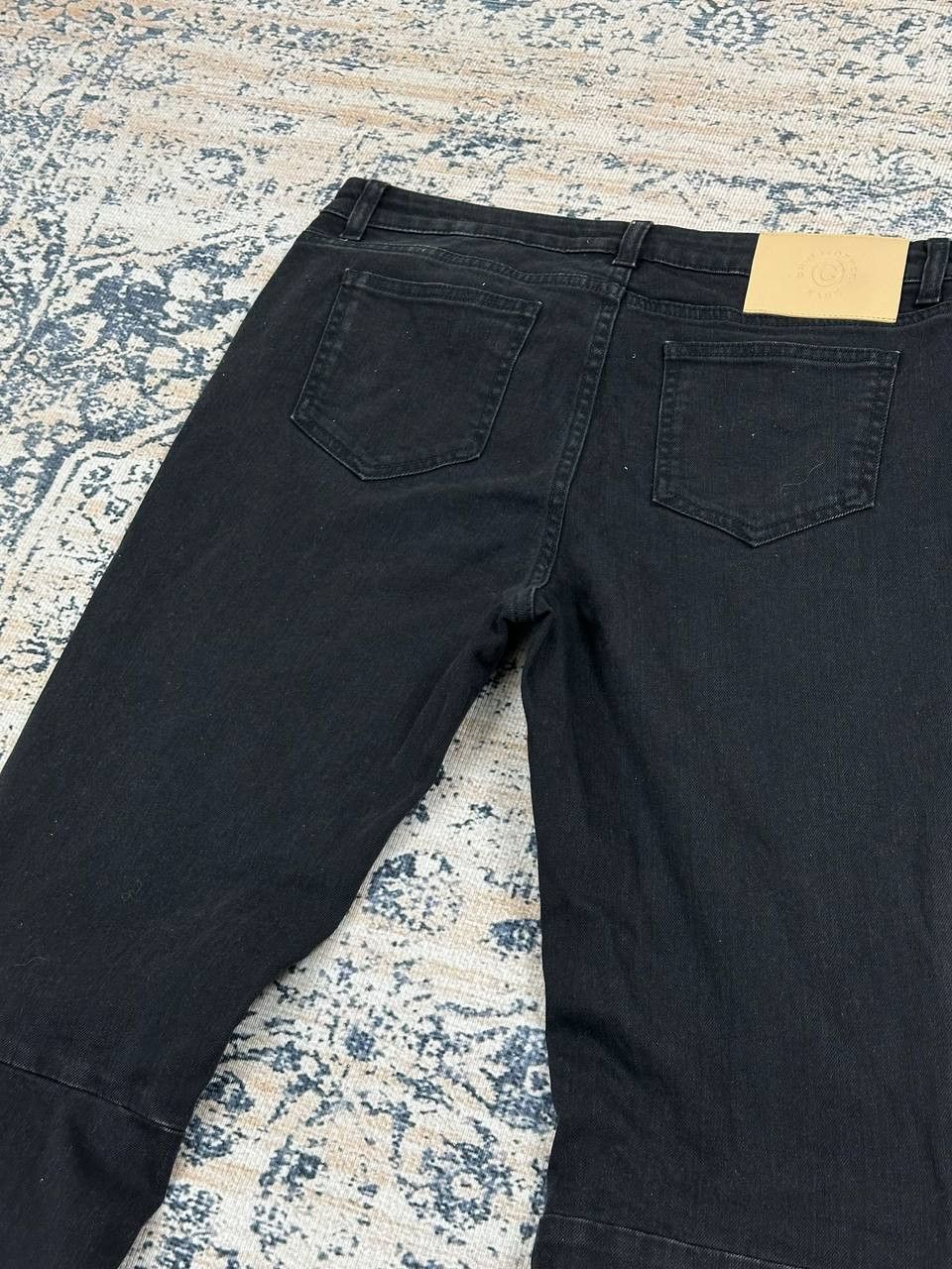 Christopher Kane Christopher Kane Black Denim Avant Garde Jeans Size US 32 / EU 48 - 12 Thumbnail