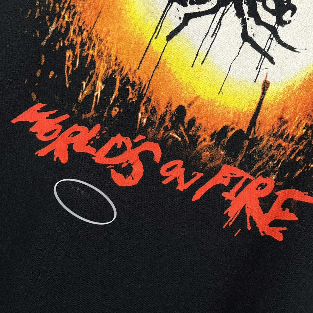 Band Tees Vintage The Prodigy Worlds On Fire Band T Shirt 2000’s Size US XL / EU 56 / 4 - 9 Thumbnail