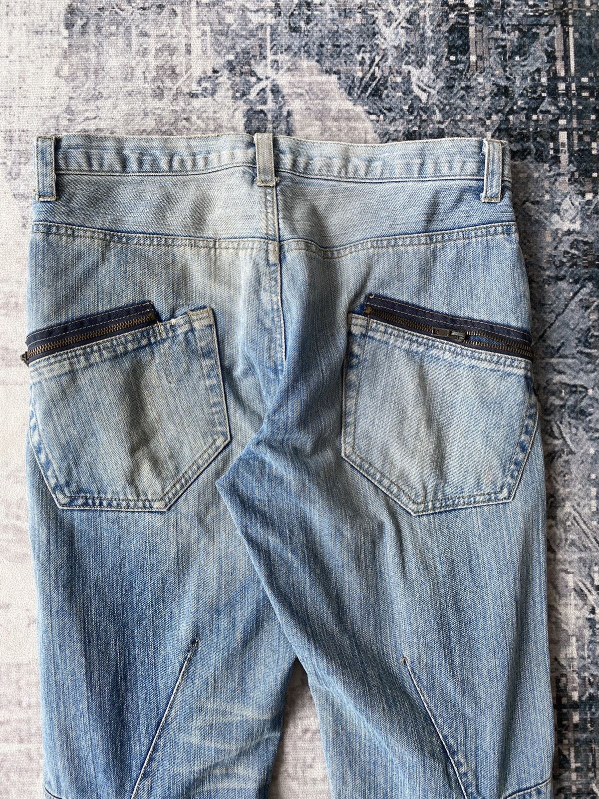 Japanese Brand Japanese Brand Distressed Denim Size US 32 / EU 48 - 3 Thumbnail