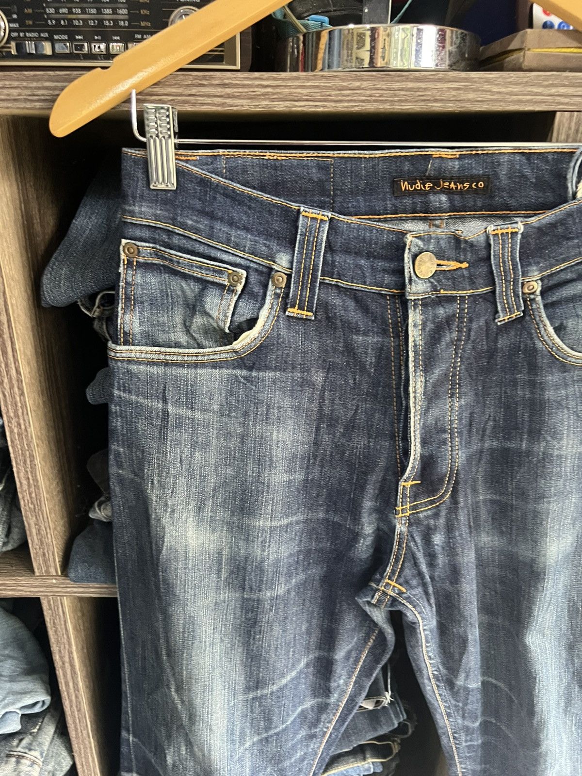 Nudie Jeans 🔥Nudie Jeans Made in Italy Distressed Denim Size US 30 / EU 46 - 7 Thumbnail