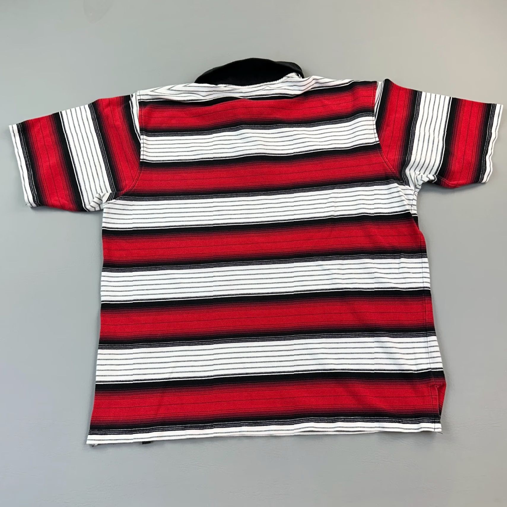 Southpole VINTAGE Southpole Polo Shirt Mens XL Red White Striped Hip Hop Streetwear Y2K Size US XL / EU 56 / 4 - 6 Thumbnail