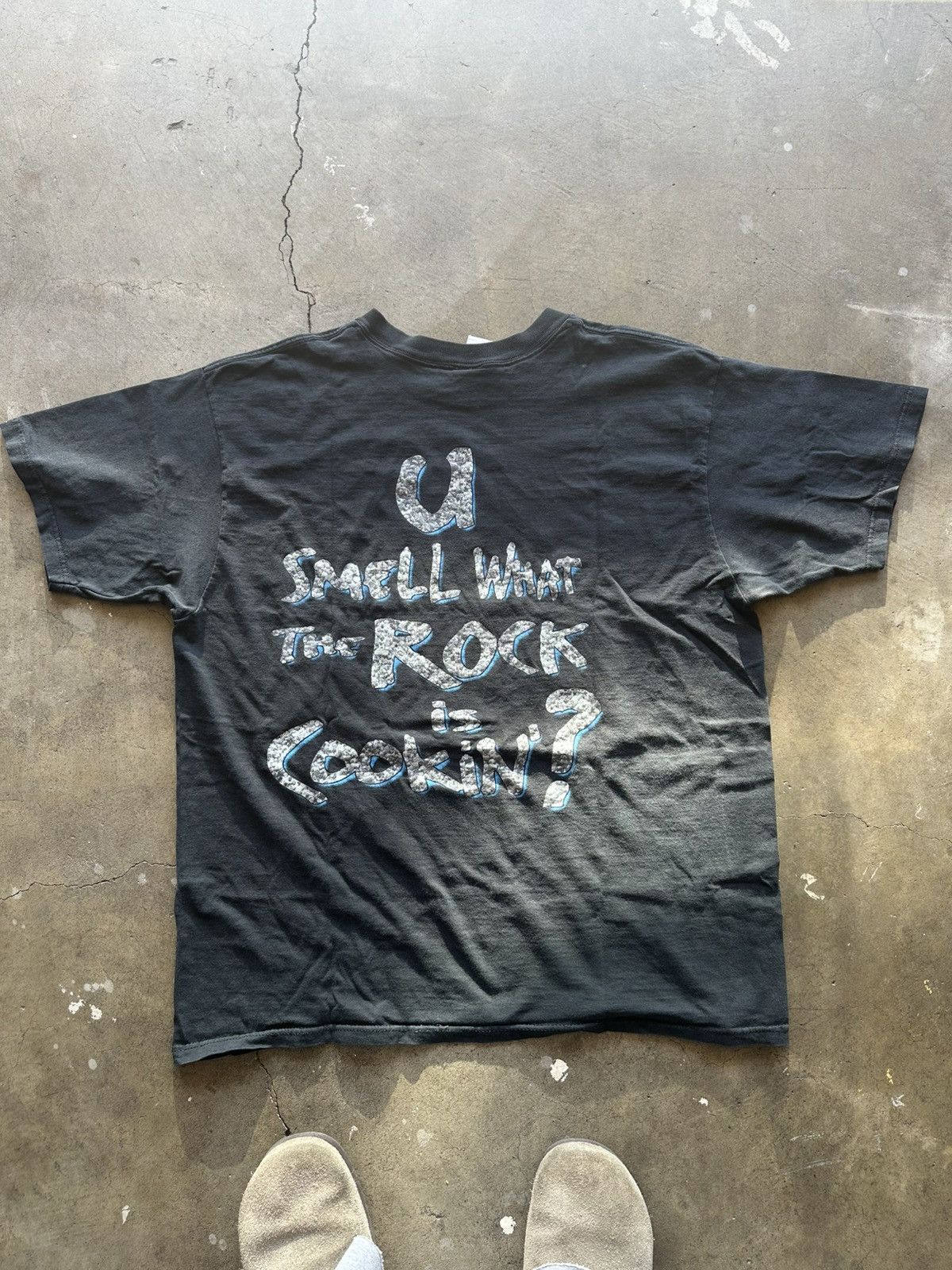 Vintage × WWE × WWF 90s the Rock Tee Size US XL / EU 56 / 4 - 3 Thumbnail